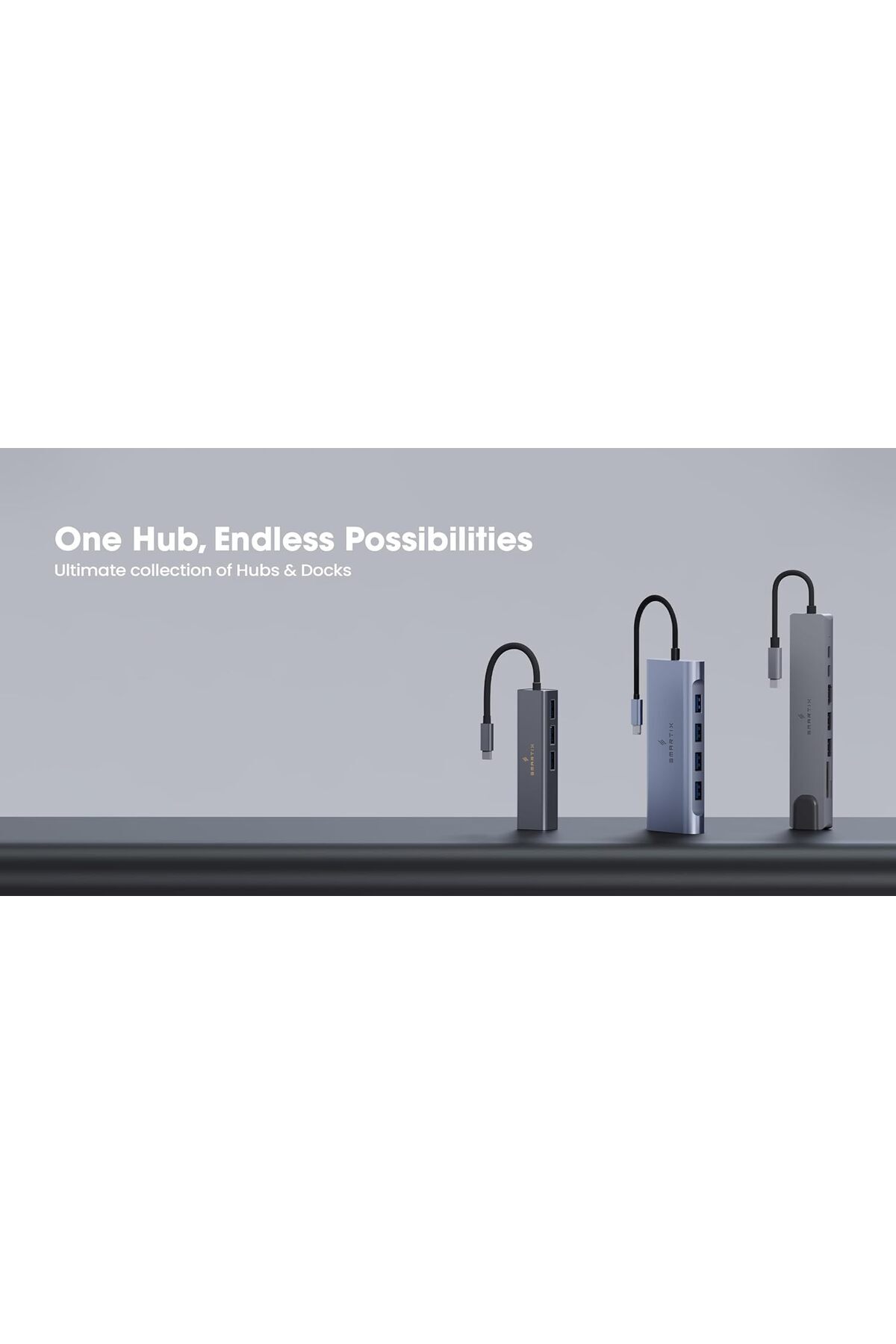 SMARTIX-محول موزع USB-C 11 في 1 - شحن PD بقوة 100 وات، HDMI بدقة 4K، VGA، إيثرنت، USB 3.0/2.0، SD/TF، 3