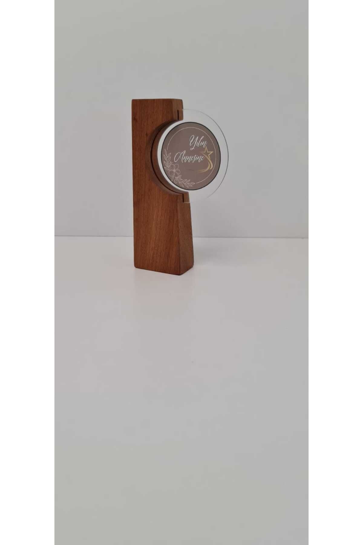 NO ON ATÖLYE-Solid Handmade Ireko Wood Decorative Locket Frame (Frame Is Sent Empty) 3