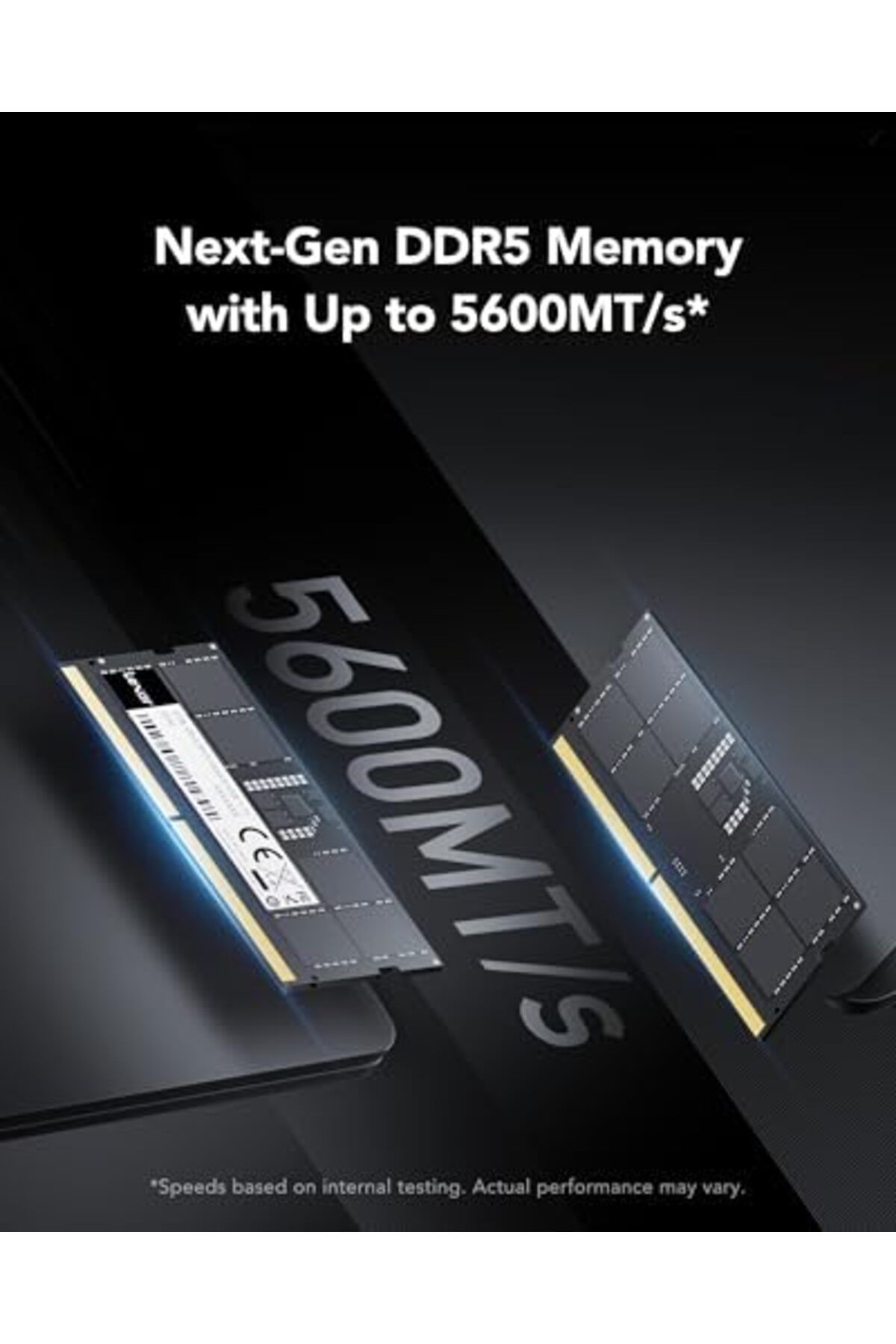 Lexar-ذاكرة Lexar SODIMM DDR5 RAM سعة 16 جيجابايت وتردد 5600 ميجاهرتز وذاكرة DDR5 SODIMM عالية الأداء لأجهزة الكمبيوتر المحمولة بـ 262 سنًا 6