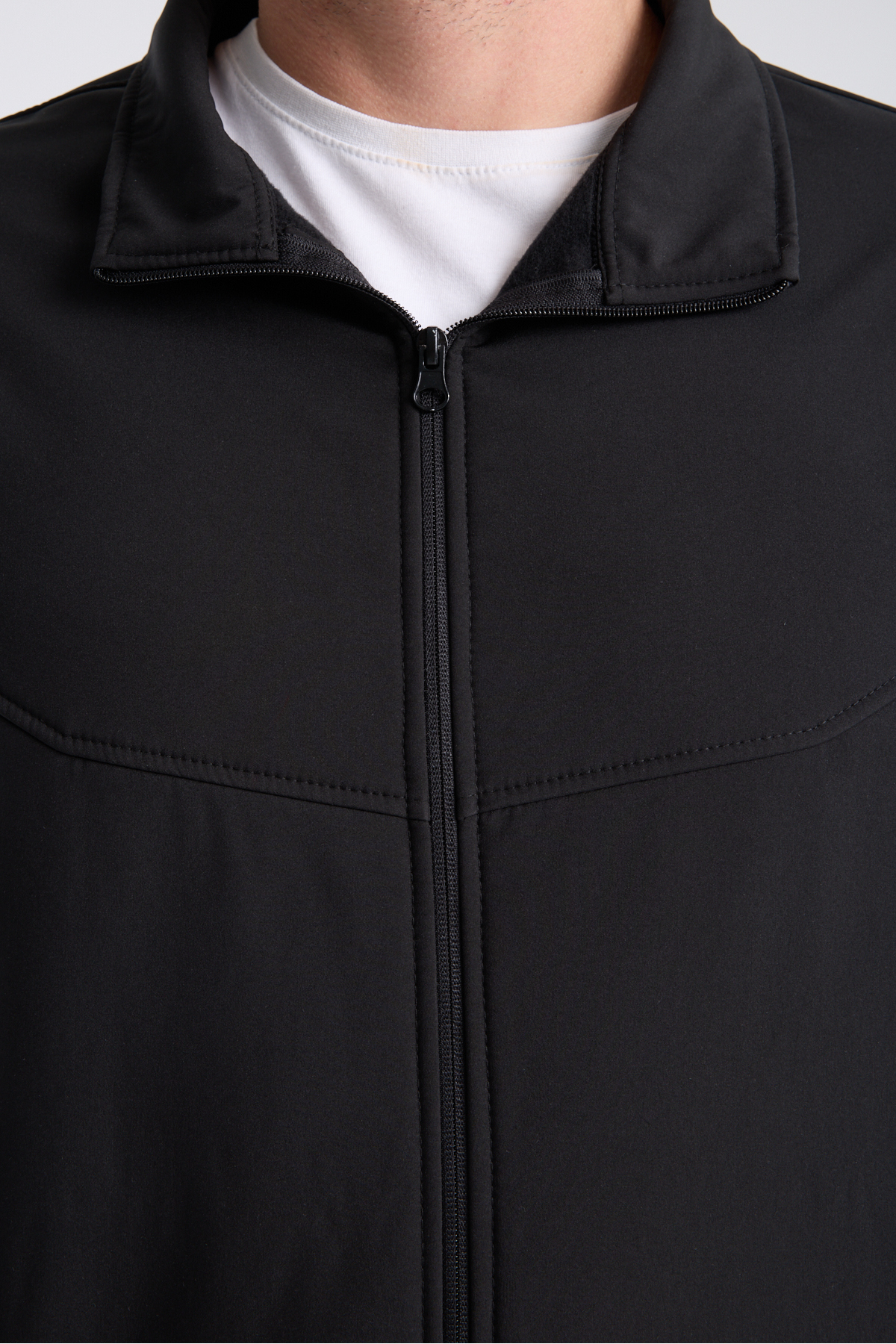 کت مردانه ضد آب Softshell مشکی — مشکی Erkkpnsftjlmont — تصویر 3 از 8