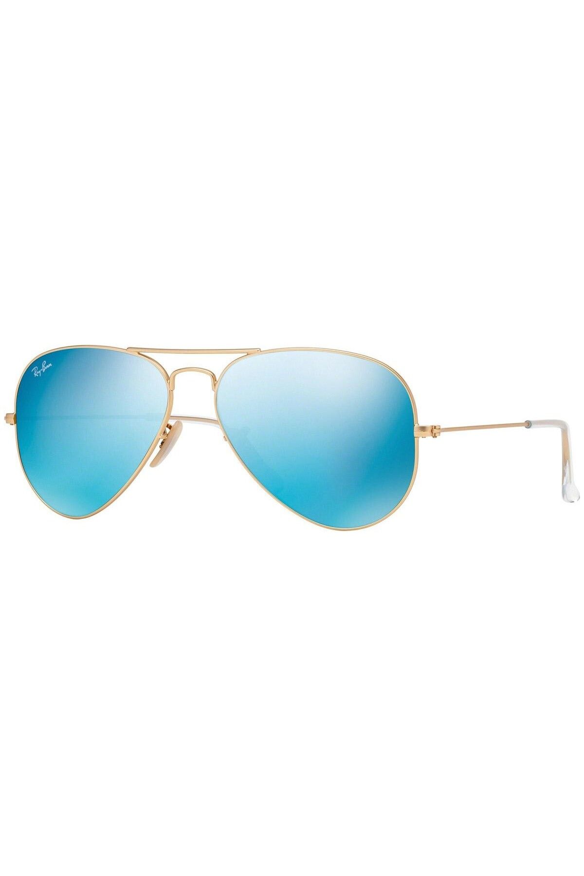 Ray-Ban Ray‐ban Rb3025 112/17 – Ochelari De Soare Unisex, Gold / Blue Flash Mirror, 62 mm Unisex - One Size