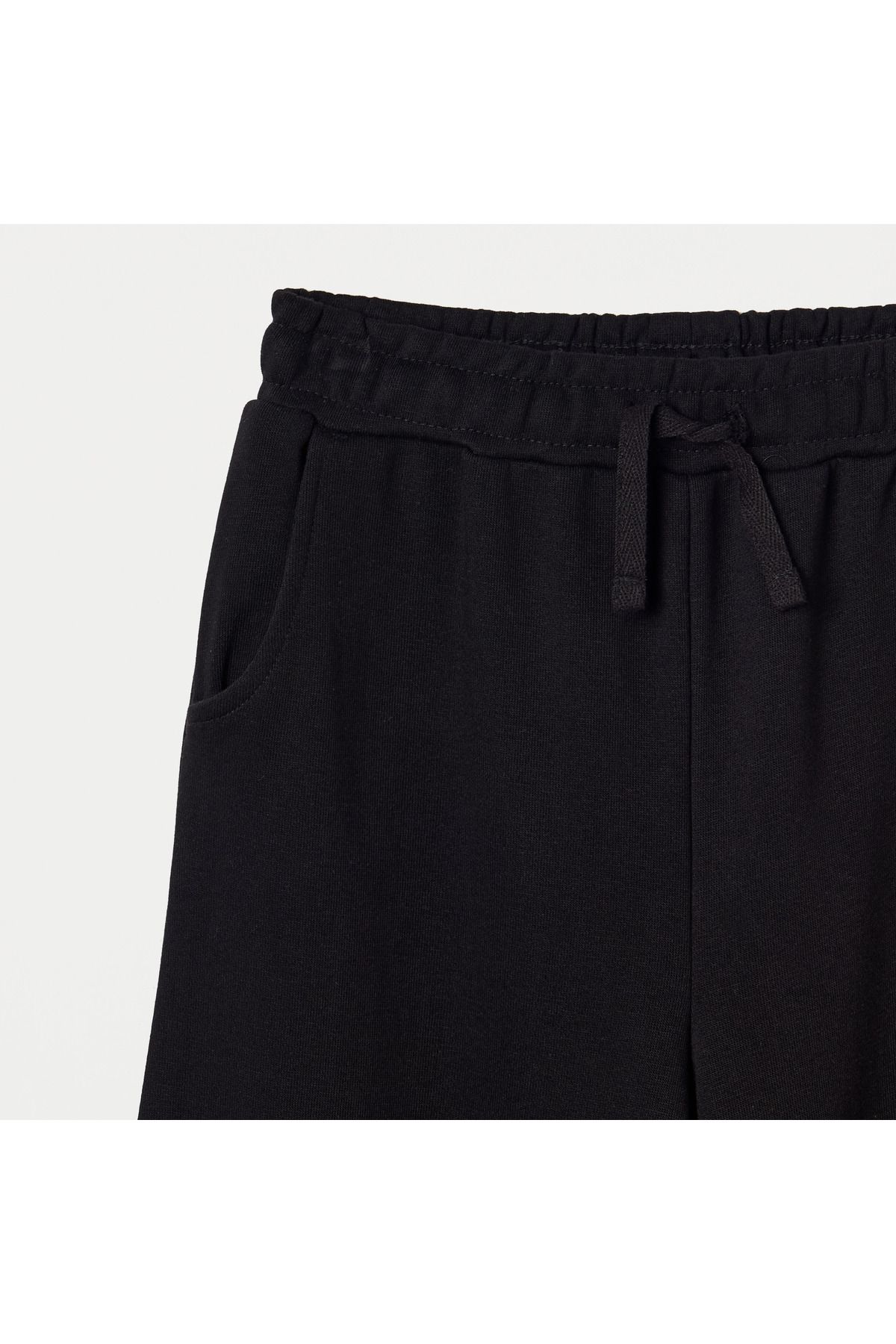 Juniors-Solid Joggers with Drawstring Closure and Pockets 2