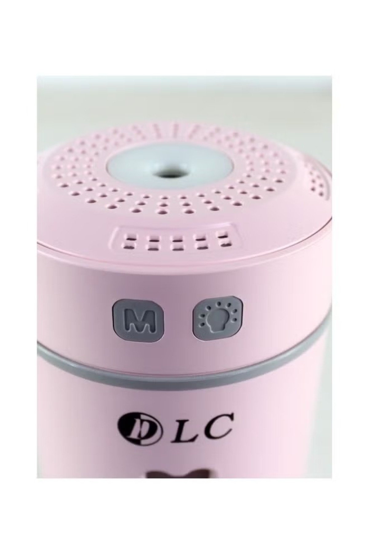 فواحه ومرطب هواء مع ضوء ليلي وردي/أسود