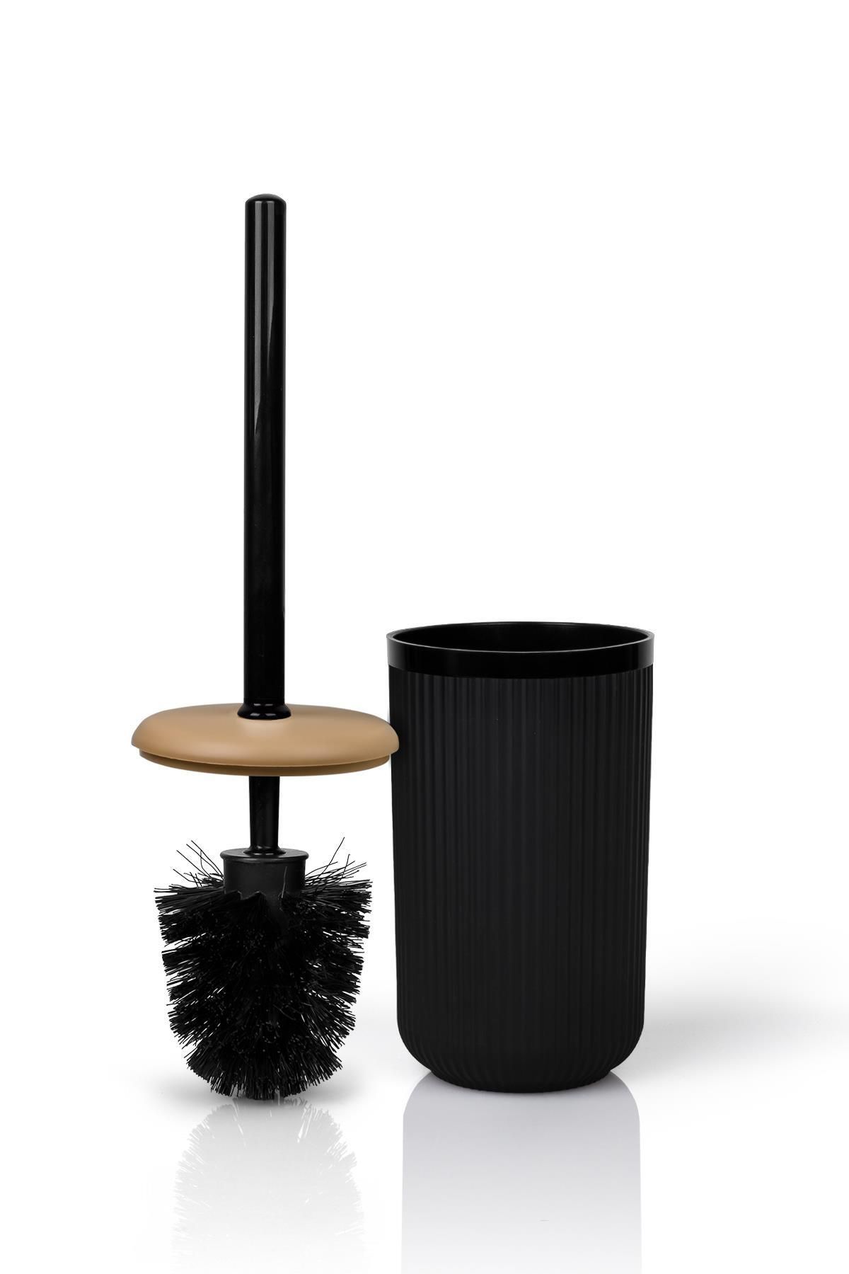 Okyanus Home-Βάση βούρτσας WC Linea Due Black 2