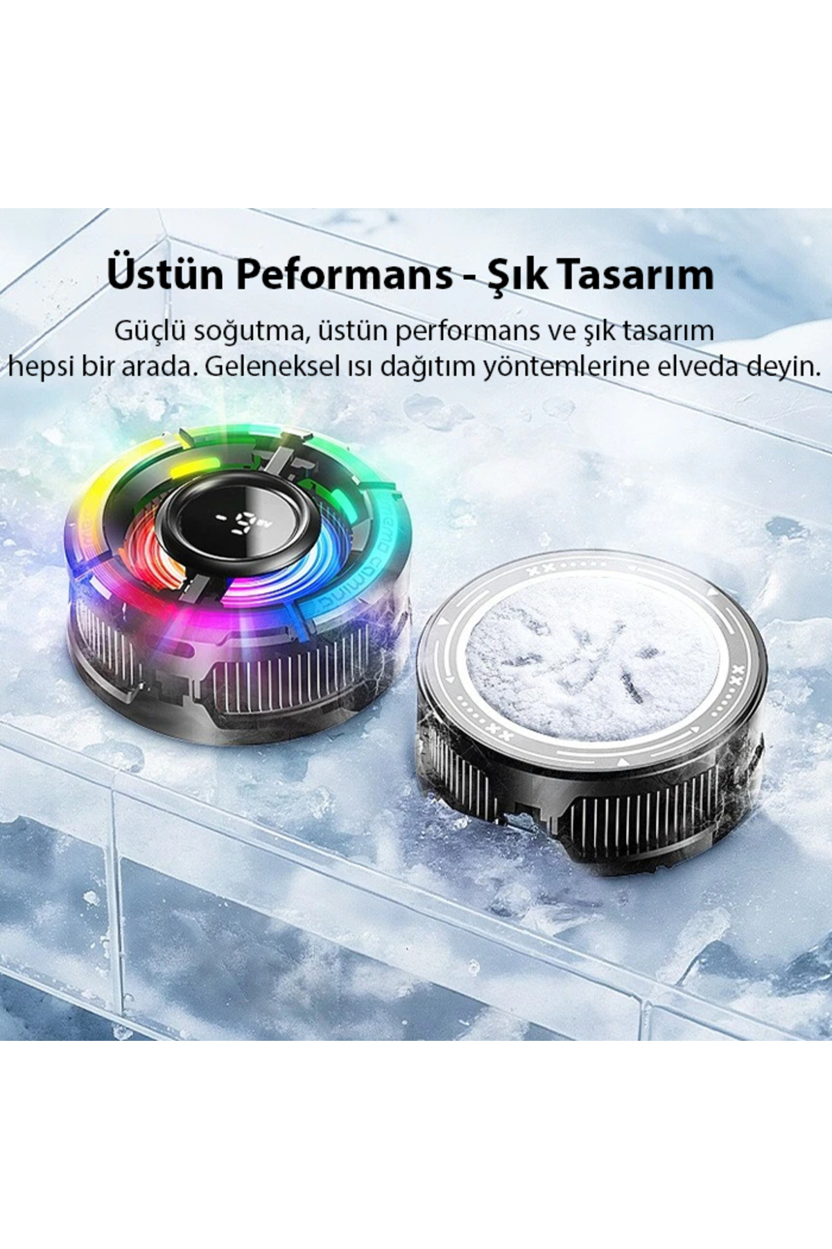 Memo-Cx15 Ios Android Cooler 15W Magnetic + Back Clip 2 in 1 Semiconductor Cooling Fan Radiator 3