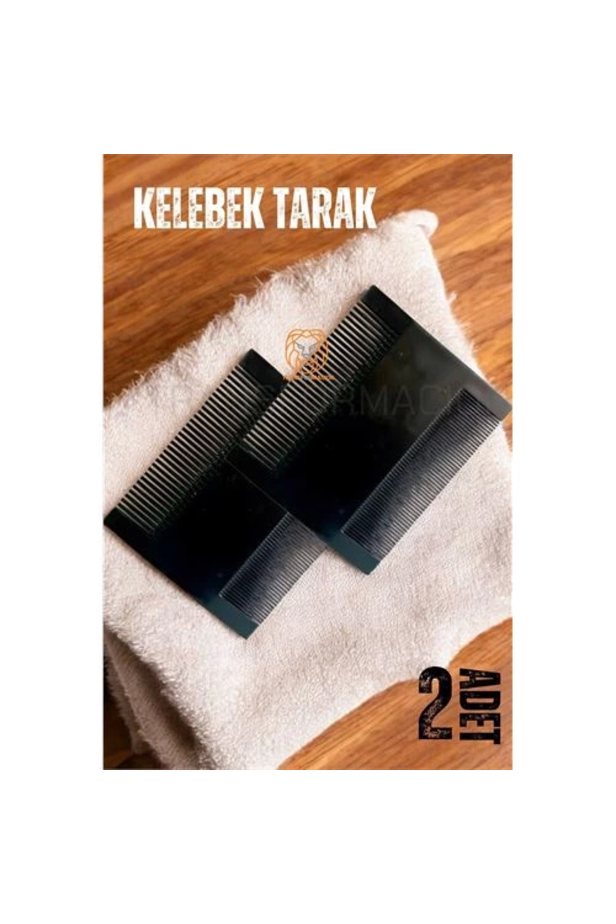 PAZAR DÜNYASI BFS 2 Boyutlu Kelebek Tarak 2 ADET