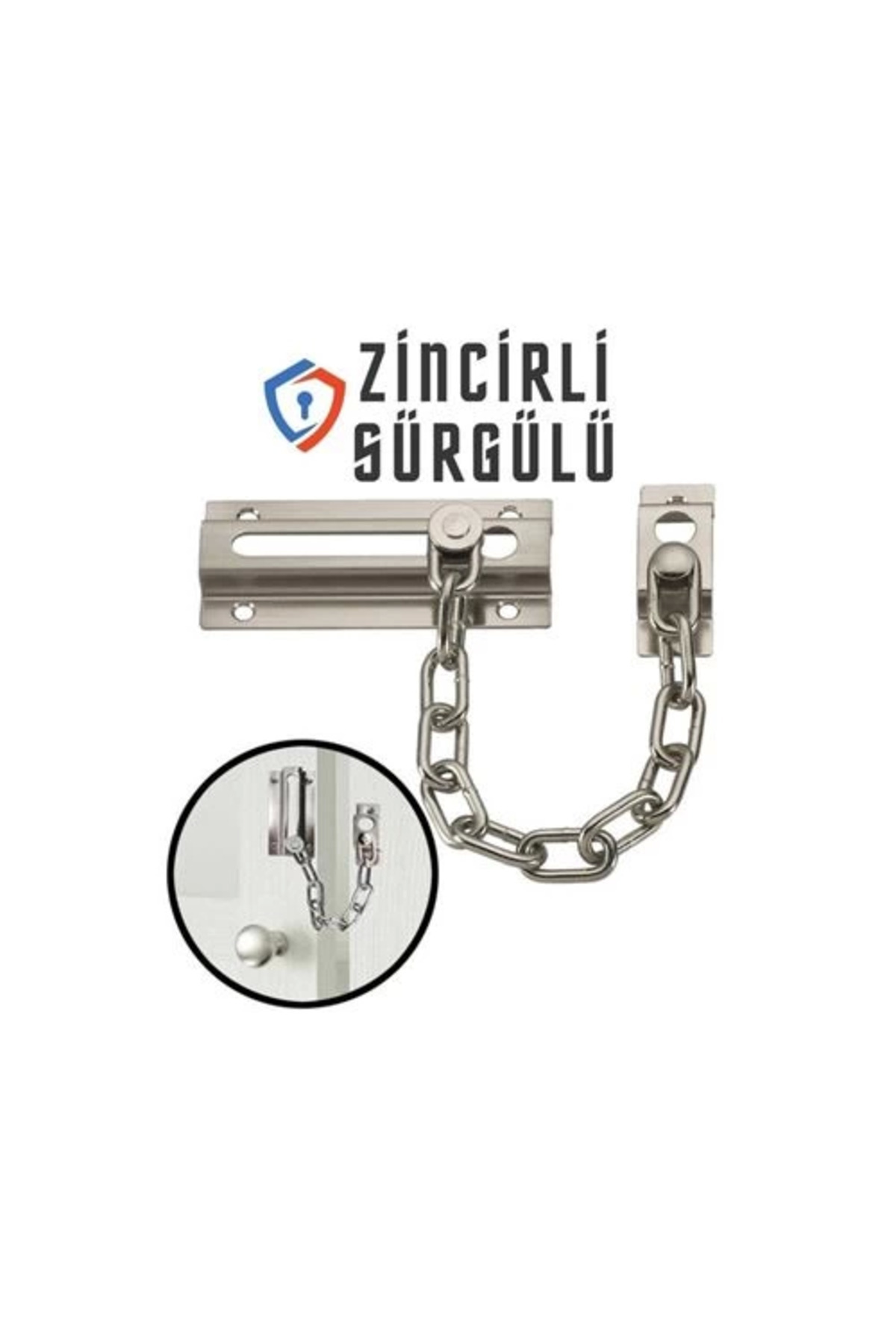 PAZAR DÜNYASI BFS Sürgülü Kapı Emniyet Kilidi Saten