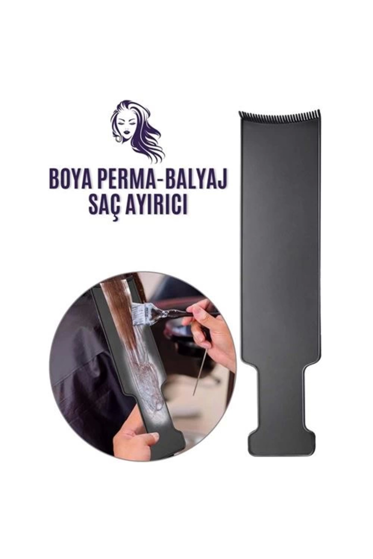 PAZAR DÜNYASI BFS Saç Boyama Perma Balyaj Saç Ayırıcı