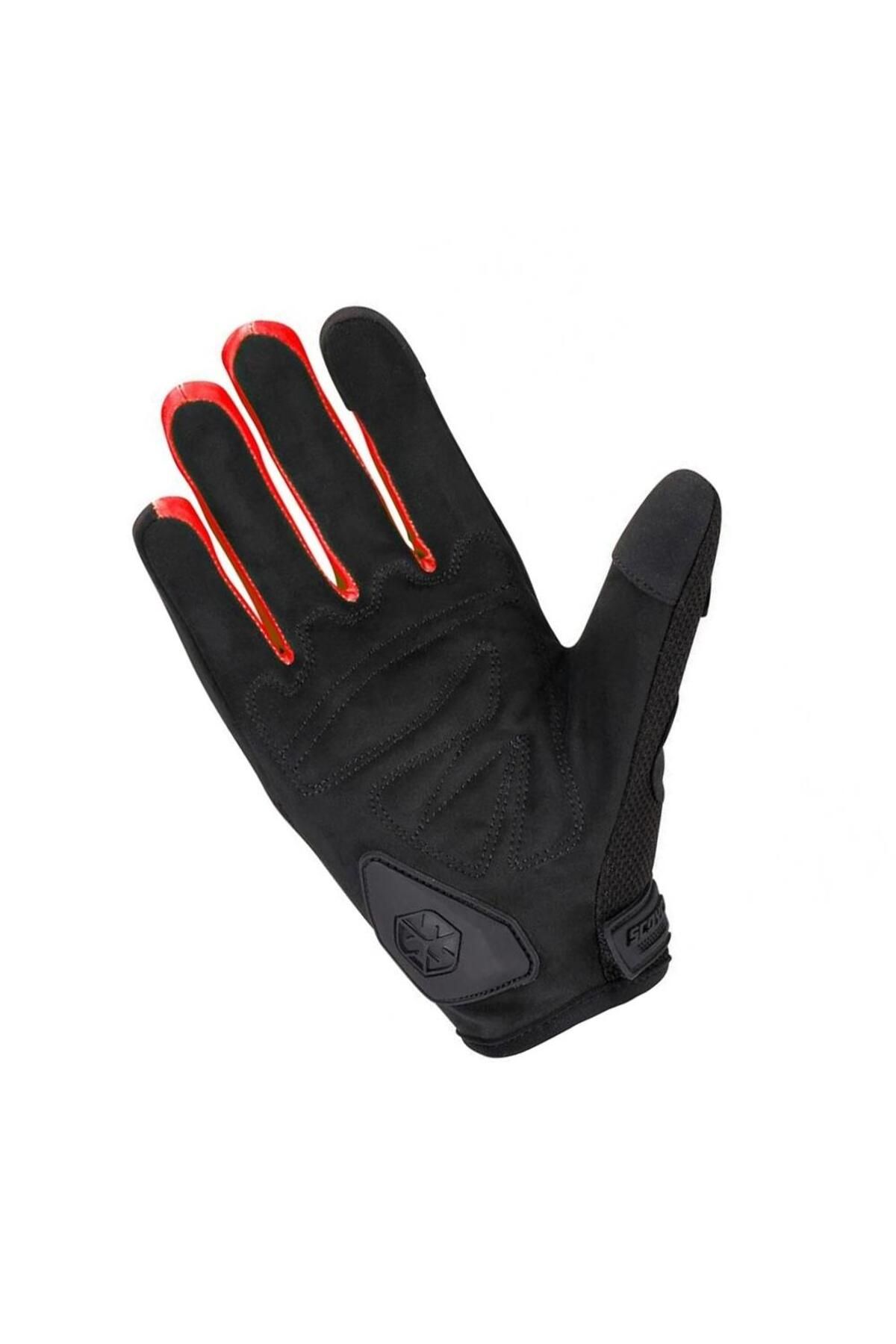 Scoyco-Mc148 Protected Motorcycle Gloves Red 3