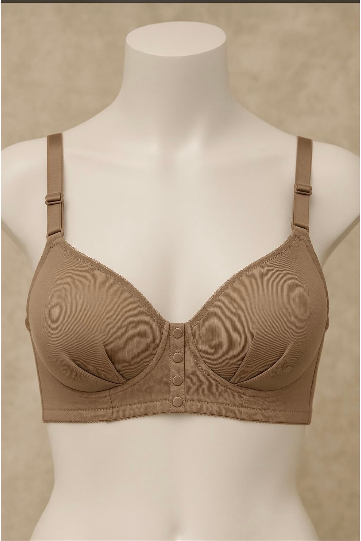 SATTENS-Front Button Hollow Unbuttressed Plus Size Bra Soft Comfortable Mold Gathering Bra 6