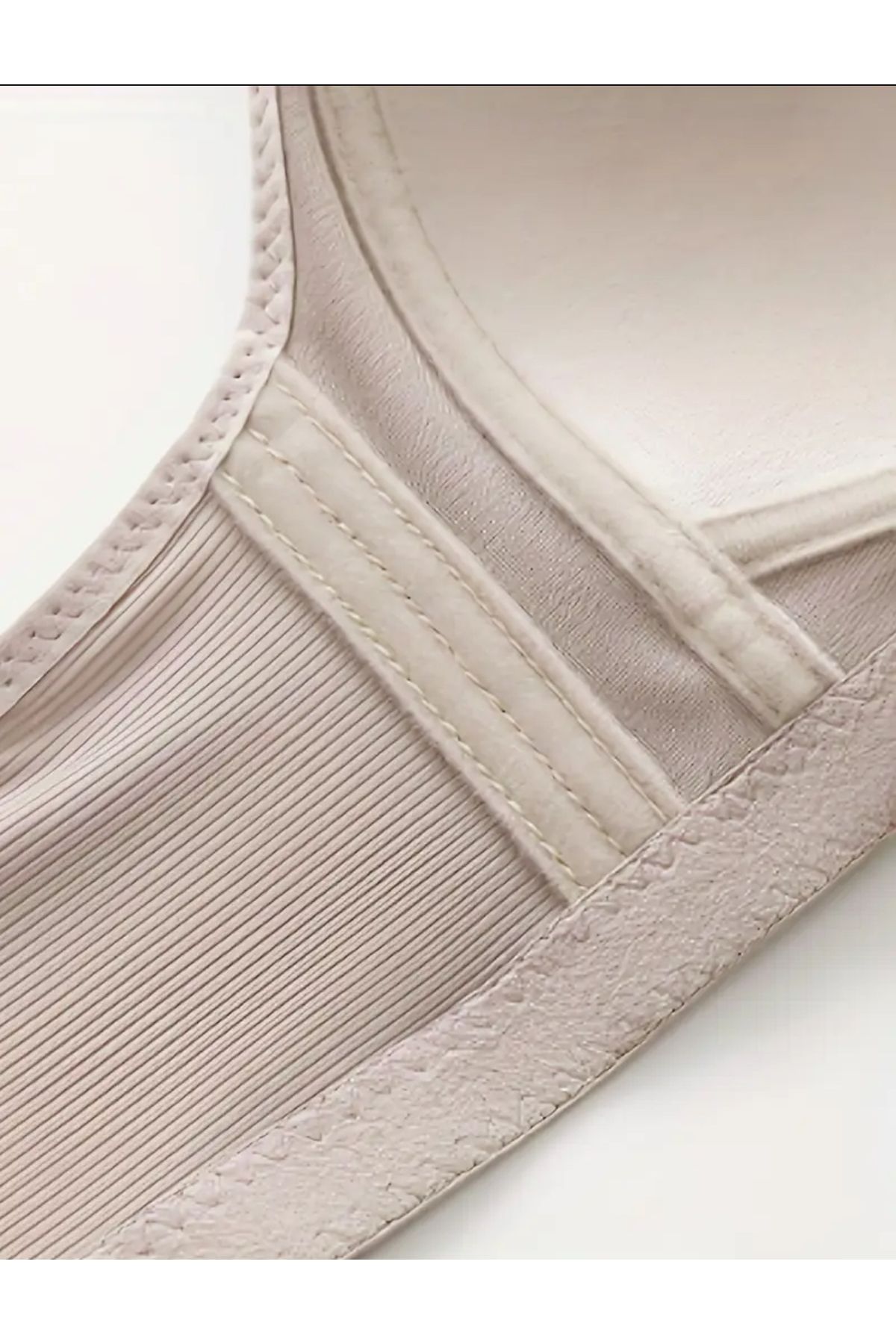 SATTENS-Front Button Hollow Unbuttressed Plus Size Bra Soft Comfortable Mold Gathering Bra 4