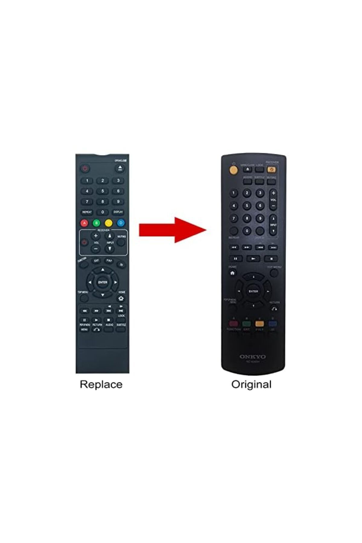 The Bros-RC-826DV Replaced Remote Control-Fit for-Onkyo AV DV Receiver Player BD-SP309 5