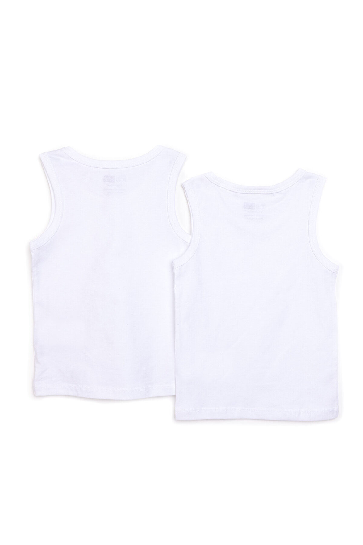 ebebek Hello Baby HelloBaby 2'li Beyaz Atlet Erkek Bebek fotoğrafı 2 (önizleme)