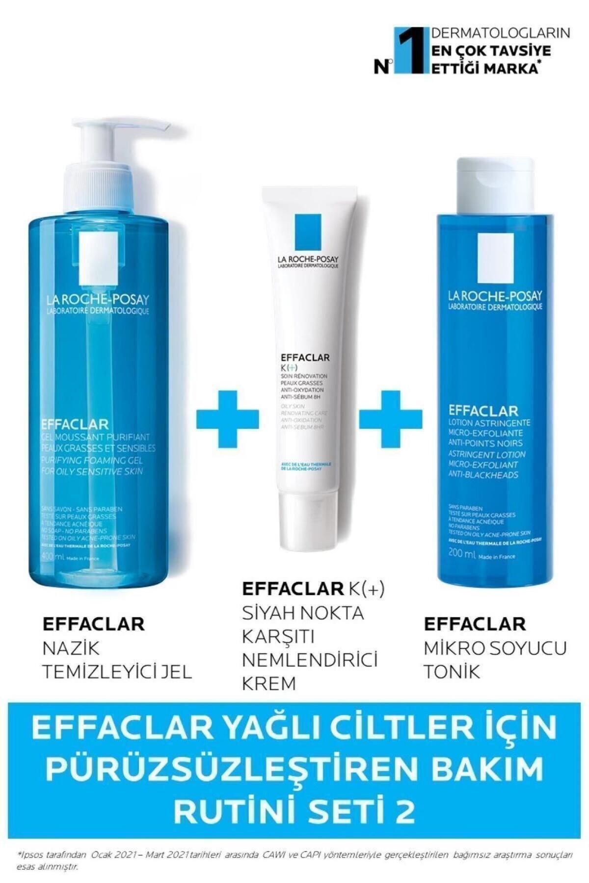 La Roche Posay لاروش پوسای ست درمانی نرم کننده و ضد جوش سرسیاه Effaclar برای پوست چرب — GLB20200225021