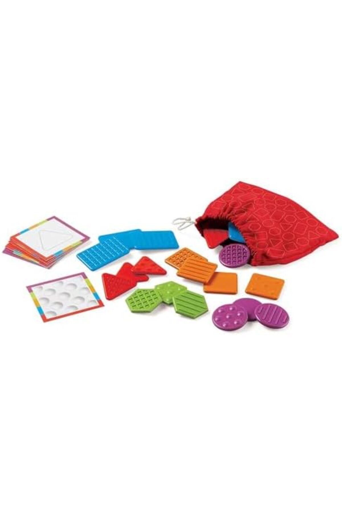 Learning Resources-Learning Resources Teaching Tac-Tiles, Hands-on Learning, Set of 20 Pieces, Ages 3+ 4
