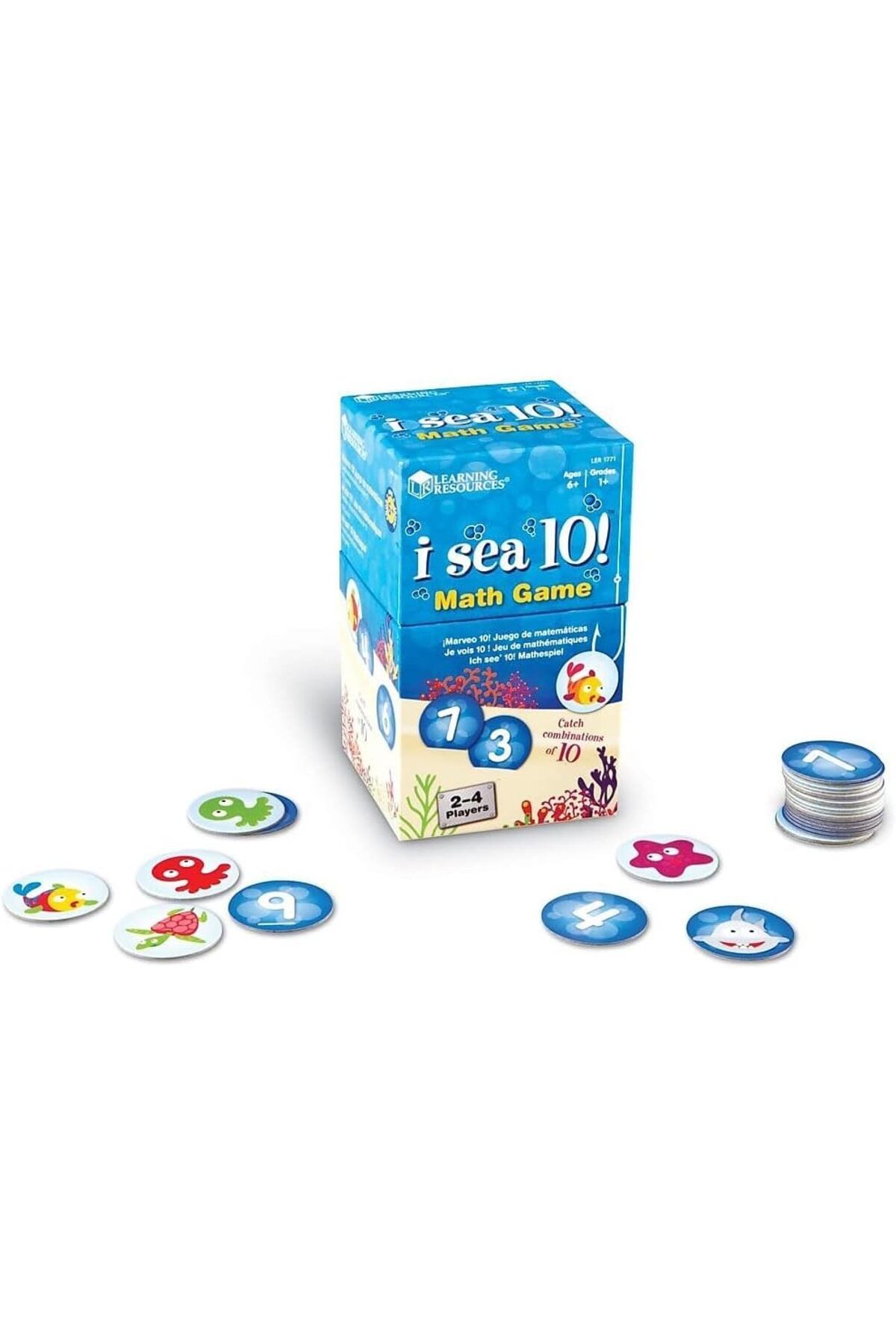 Learning Resources-Learning Resources I Sea 10! Game, Math Games, Addition and Subtraction, Homeschool & Classroom Math 5