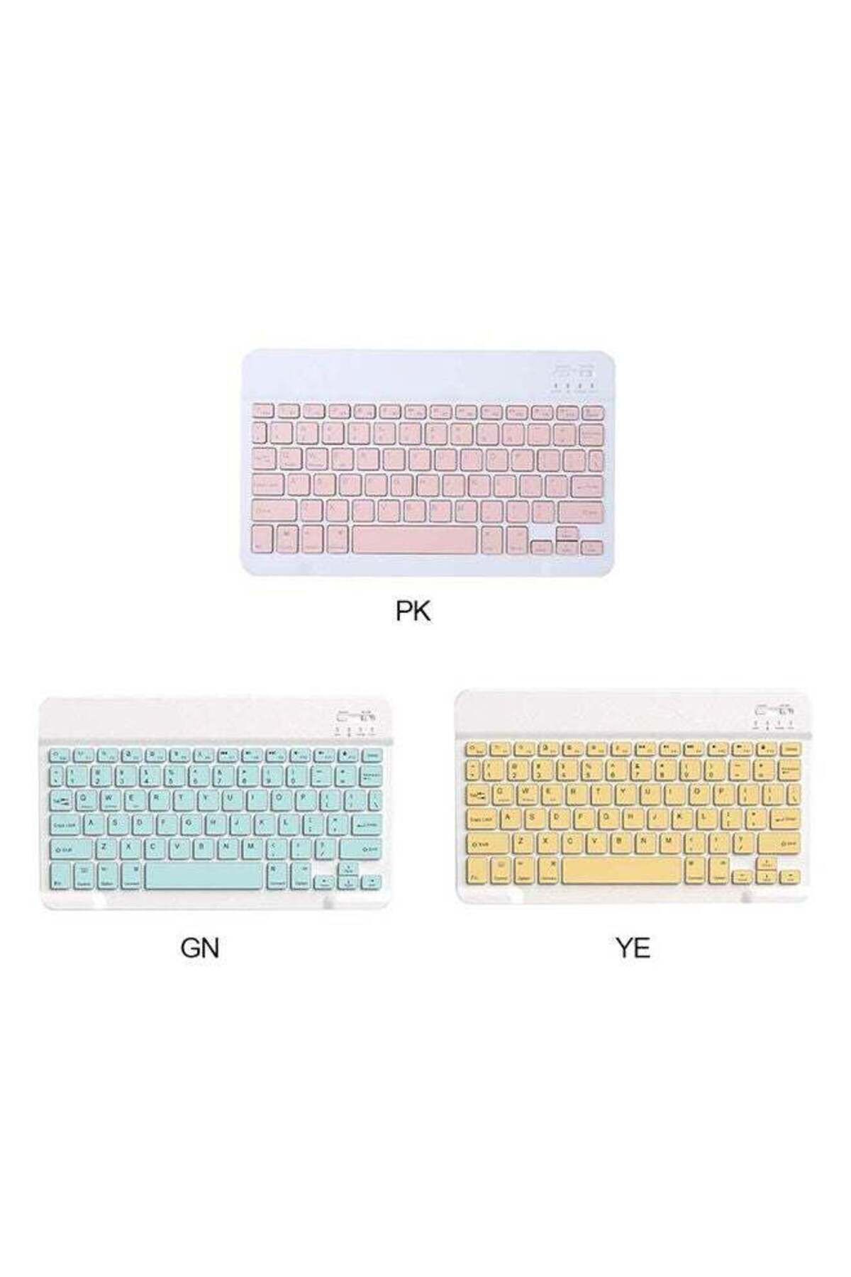 COOYA-Wireless Bluetooth Three System Universal Mobilephone and Tablet Keyboard with Mouse Set , Pink 3