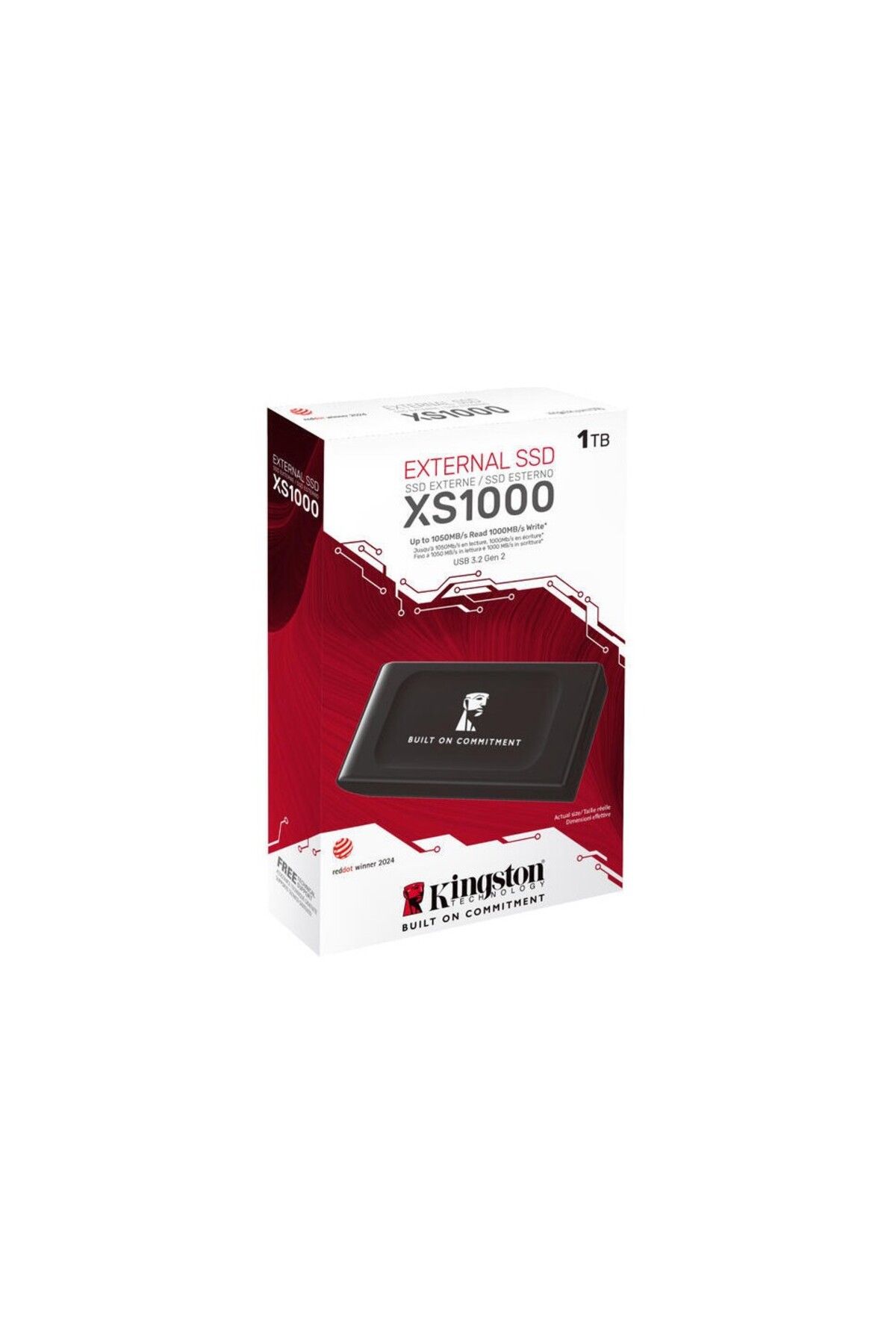 Kingston-1Tb Sxs1000/1000Ga Portable Ssd Memory Read up to 1.050Mb/S Write up to 1.000Mb/S 3