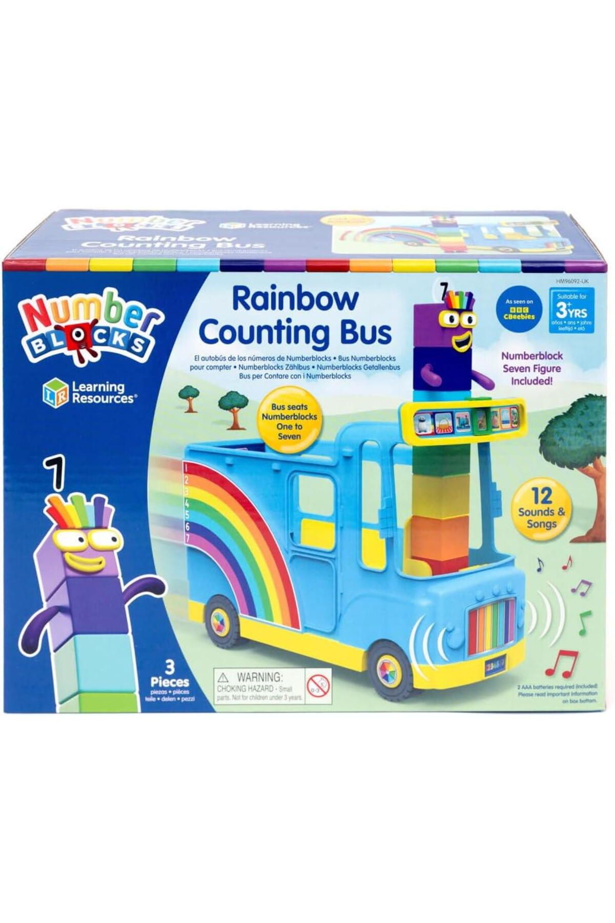 Hand2Mind-Set joc de rol Numberblocks Autobuzul Curcubeu, multicolor 3