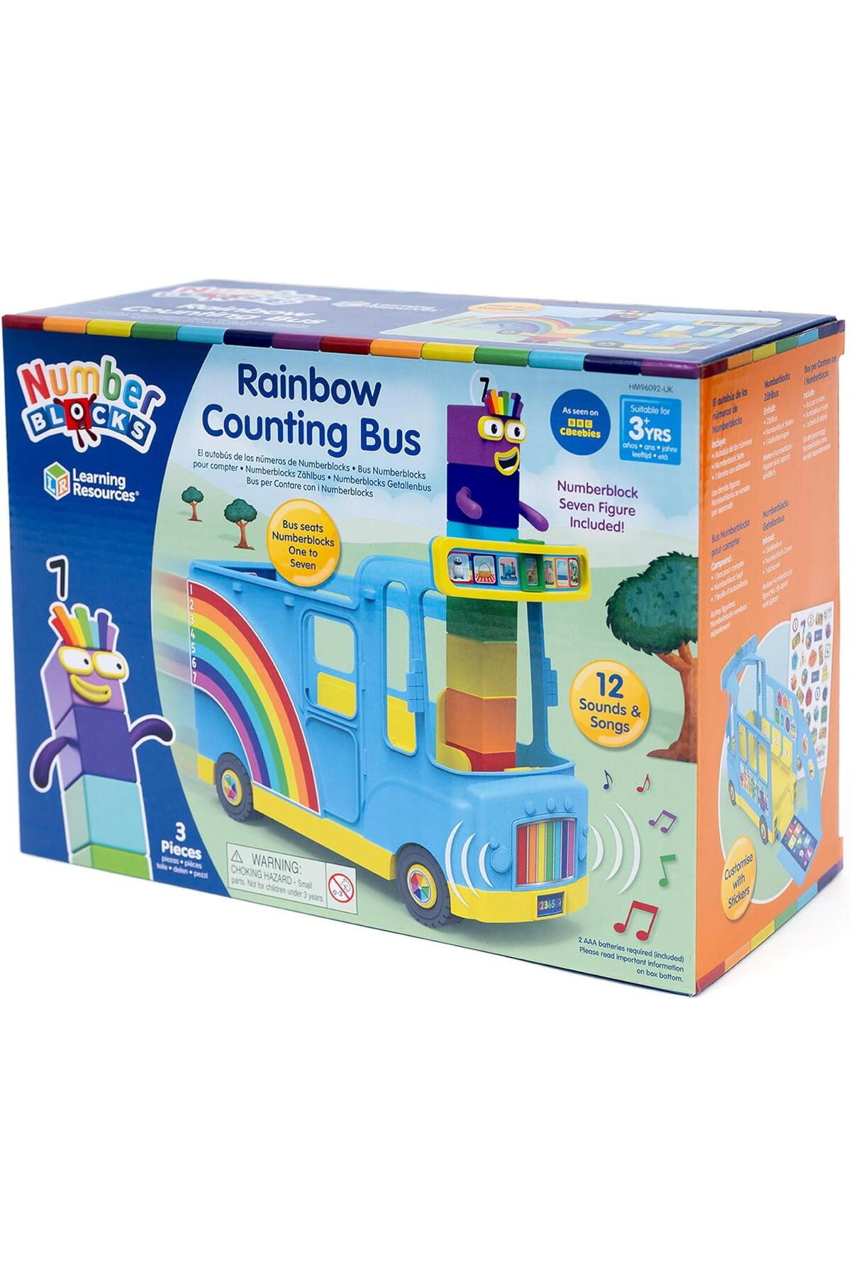 Hand2Mind-Set joc de rol Numberblocks Autobuzul Curcubeu, multicolor 6