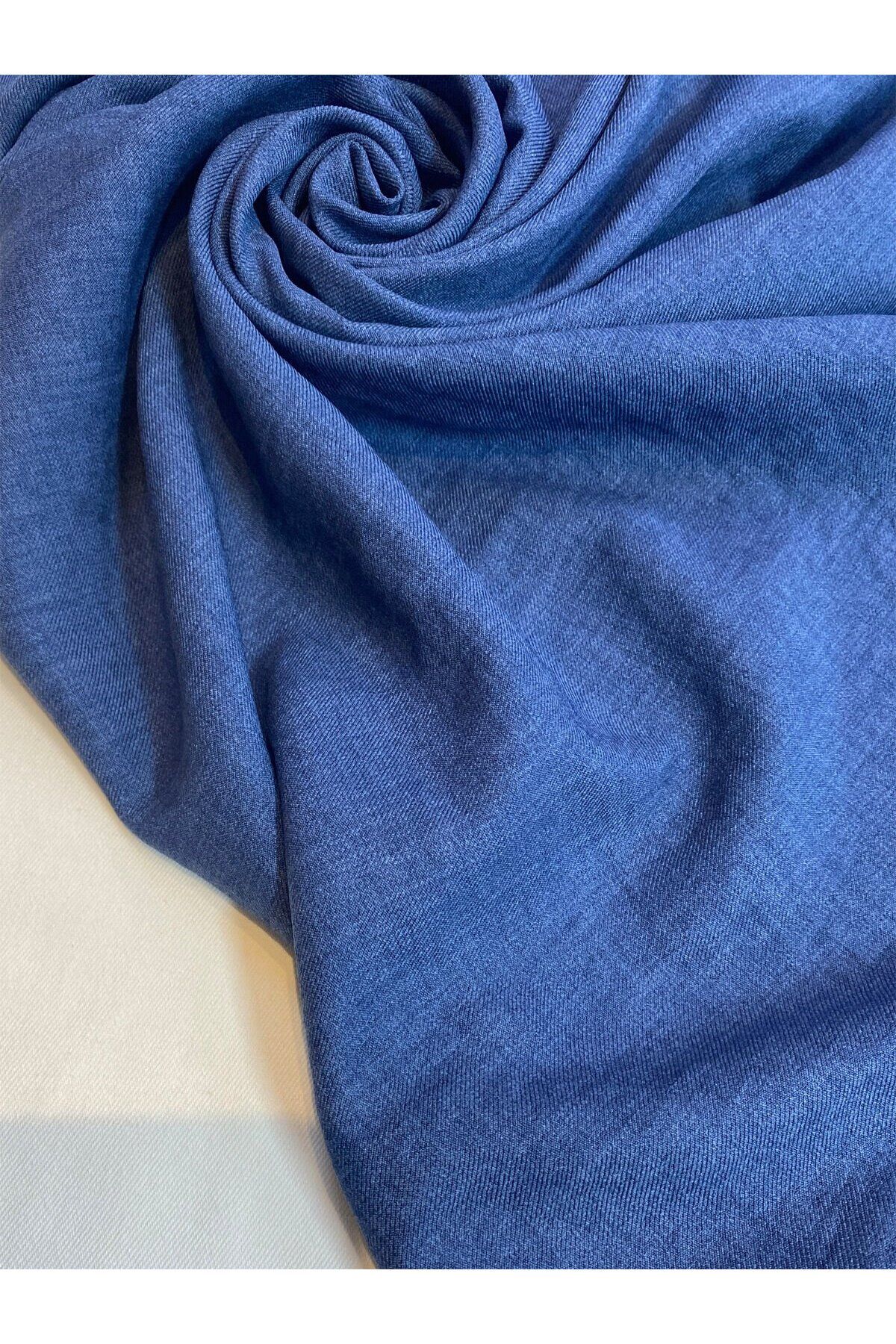 Yiğit Kumaş-Sofia Linen Fabric Indigo Color 3