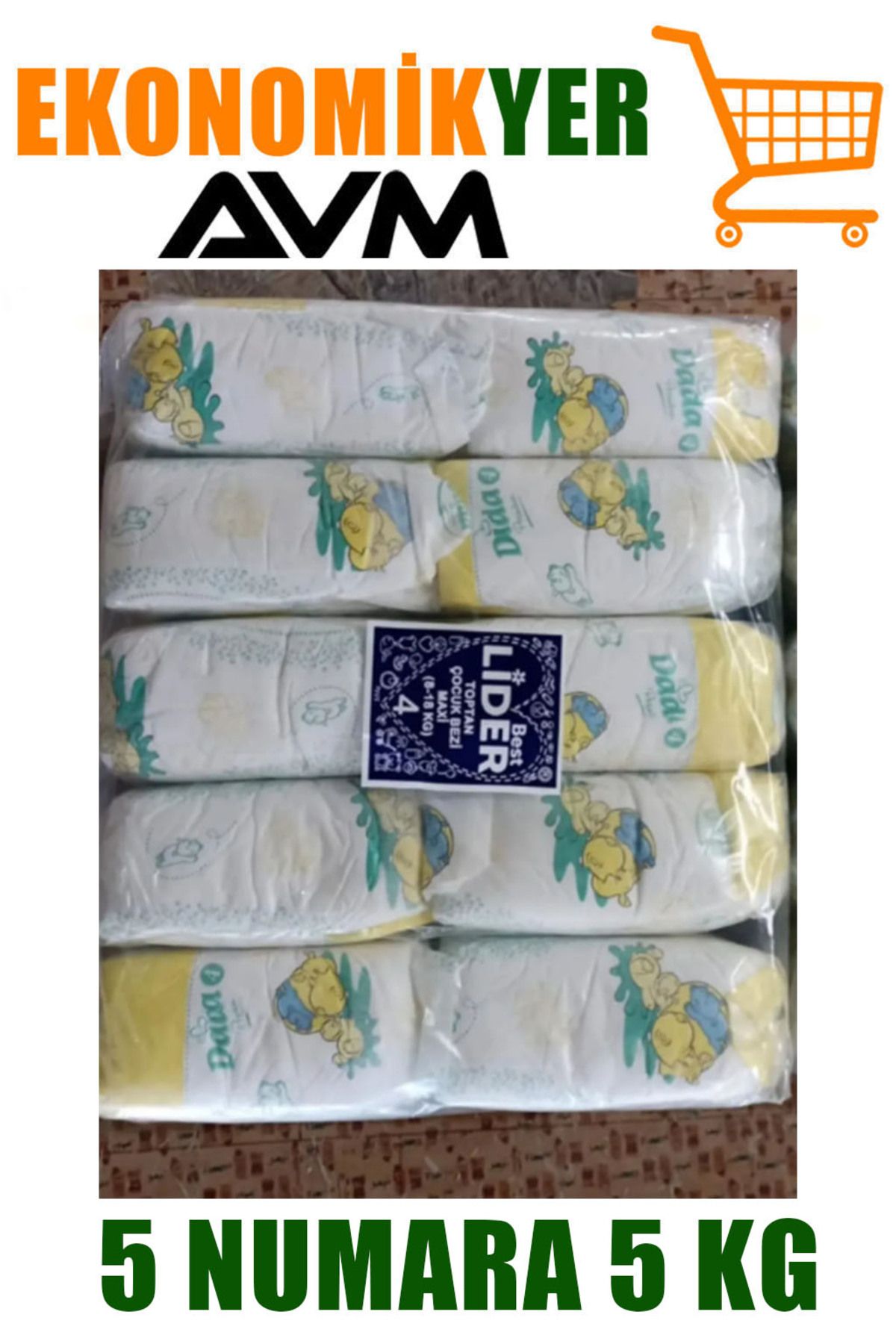 karacadağ Dökme Çocuk Bezi 5 Kg 5 Numara