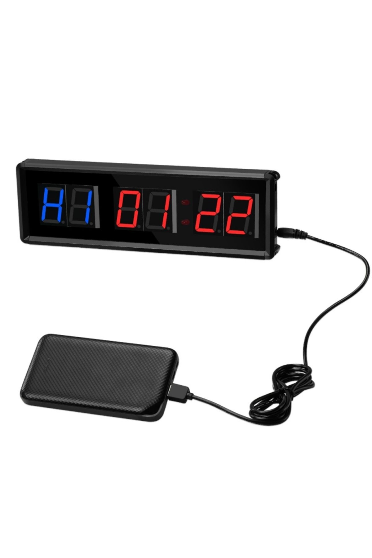 Choice-Programmable Remote control LED crossfit timer Interval Timer garage timer sports training clock ... 7