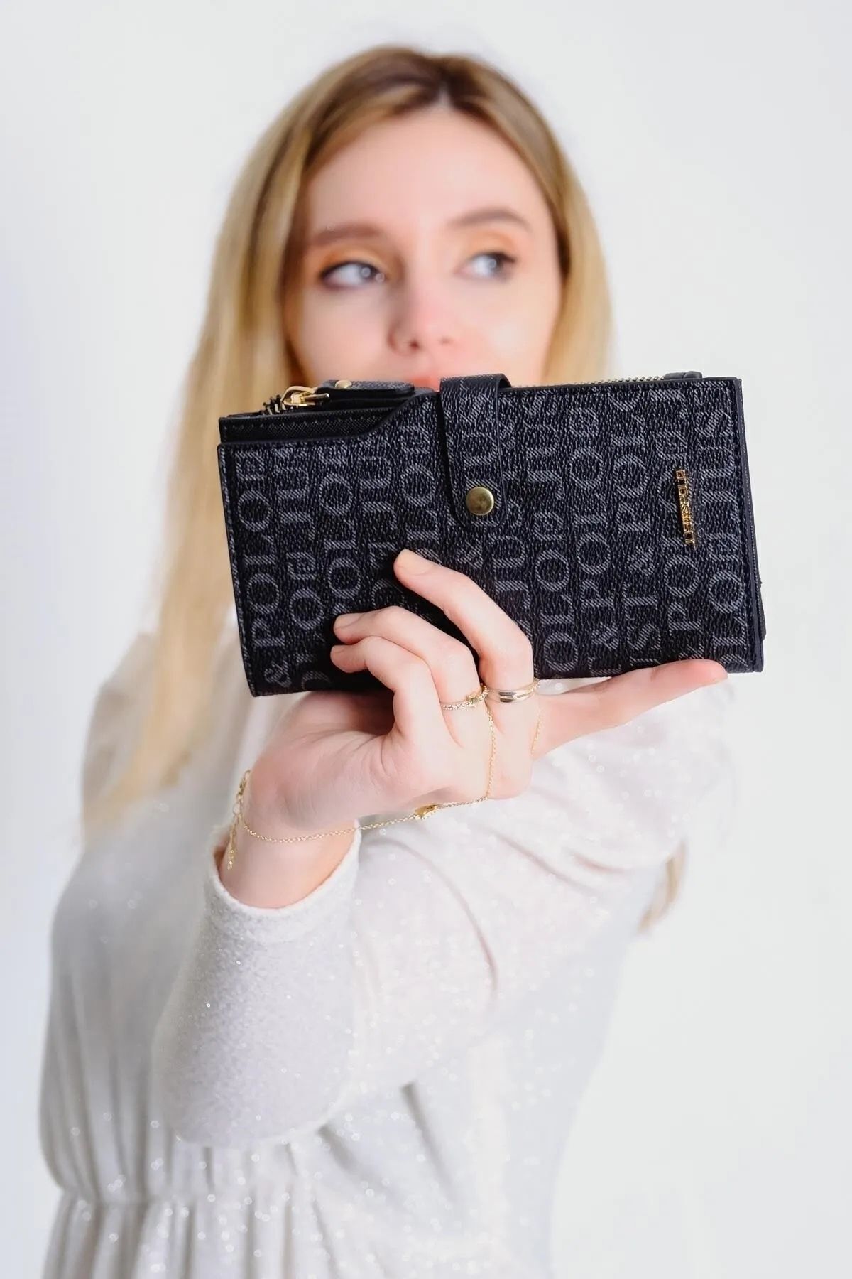Just Polo JP-Original Just Polo Coin Zipper Vertical Multi-Compartment Women's Wallet Handheld Portfolio 19*10 cm 09 Si 4