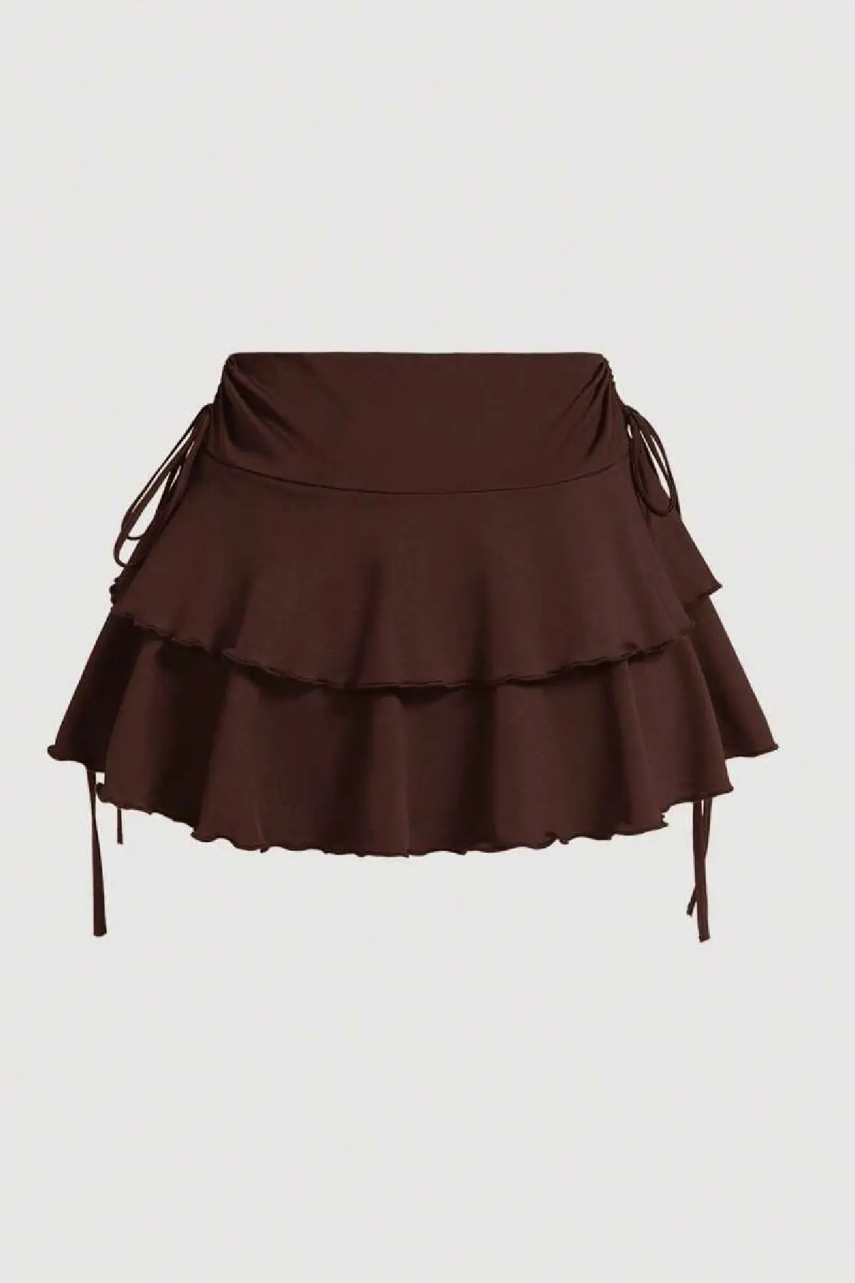 JE-TU  Bağcıklı Mini Şort Etek JT8067 - Görsel 2