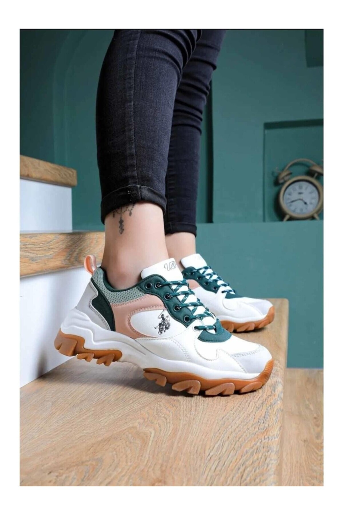 یو اس پولو کفش‌های کتانی زنانه یو اس پولو اس ان. ترکای مموری فوم