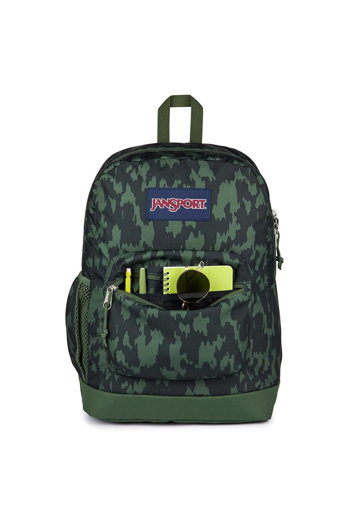 Jansport-Jansport Printed Backpack with Adjustable Straps and Zip Closure - 15x32x42 cms 5