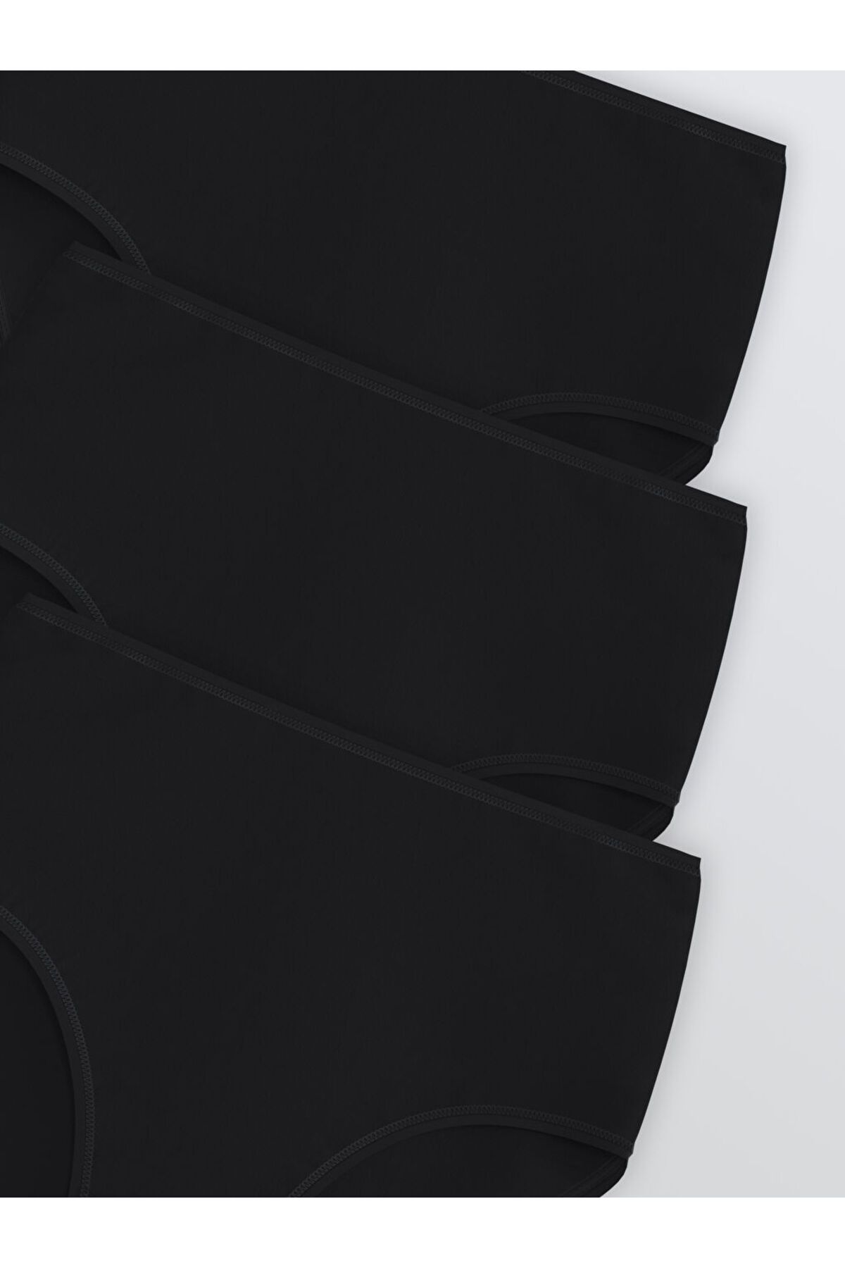 LC Waikiki-Sparkling Selections from Shining Store |   Black Plain Classic Panties 3-Piece 3
