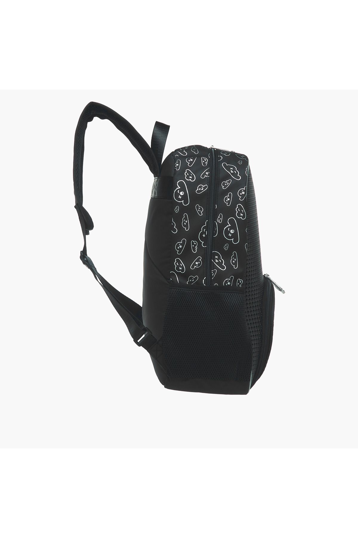 Light and Nine-Light & Nine Textured Backpack with Adjustable Shoulder Straps and Zip Closure - 32x15x41 cms 3