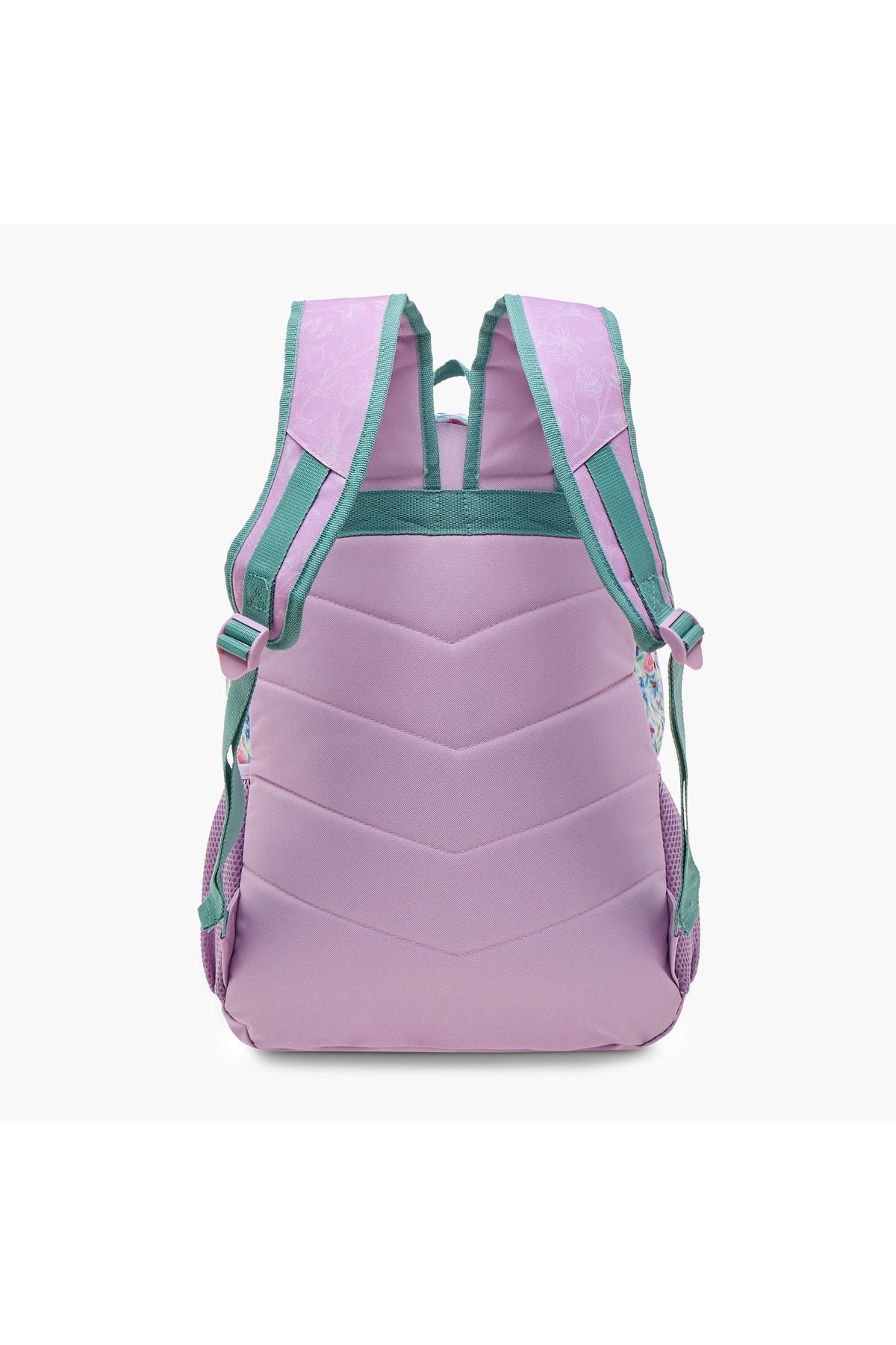 Roll-Road Floral Print Backpack with Adjustable Shoulder Straps and Zip Closure - 33x46x17 cms 4