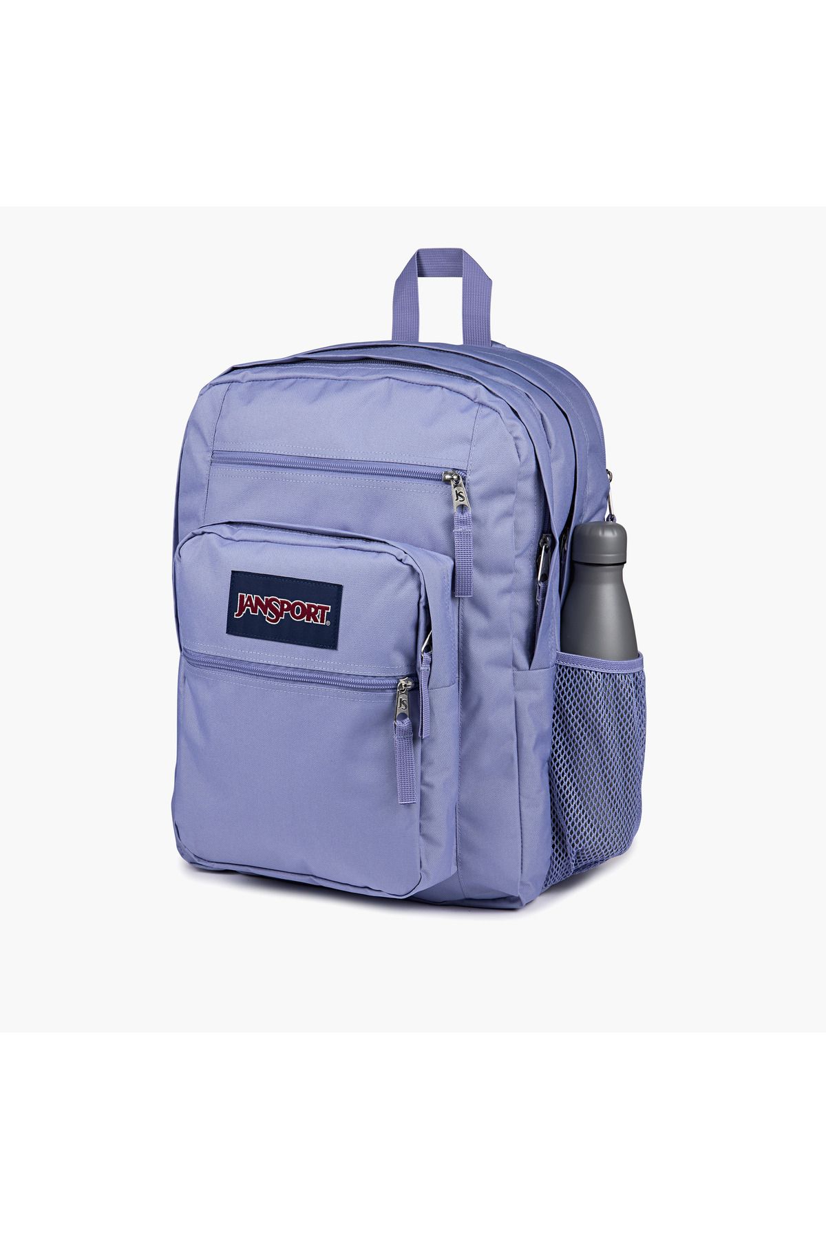 Jansport-Solid Backpack with Adjustable Straps and Zip Closure - 19x33x44 cms 4