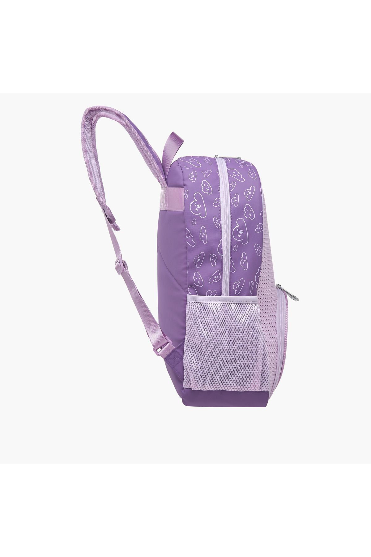 Light and Nine-Light & Nine Textured Backpack with Adjustable Shoulder Straps and Zip Closure - 32x15x41 cms 3