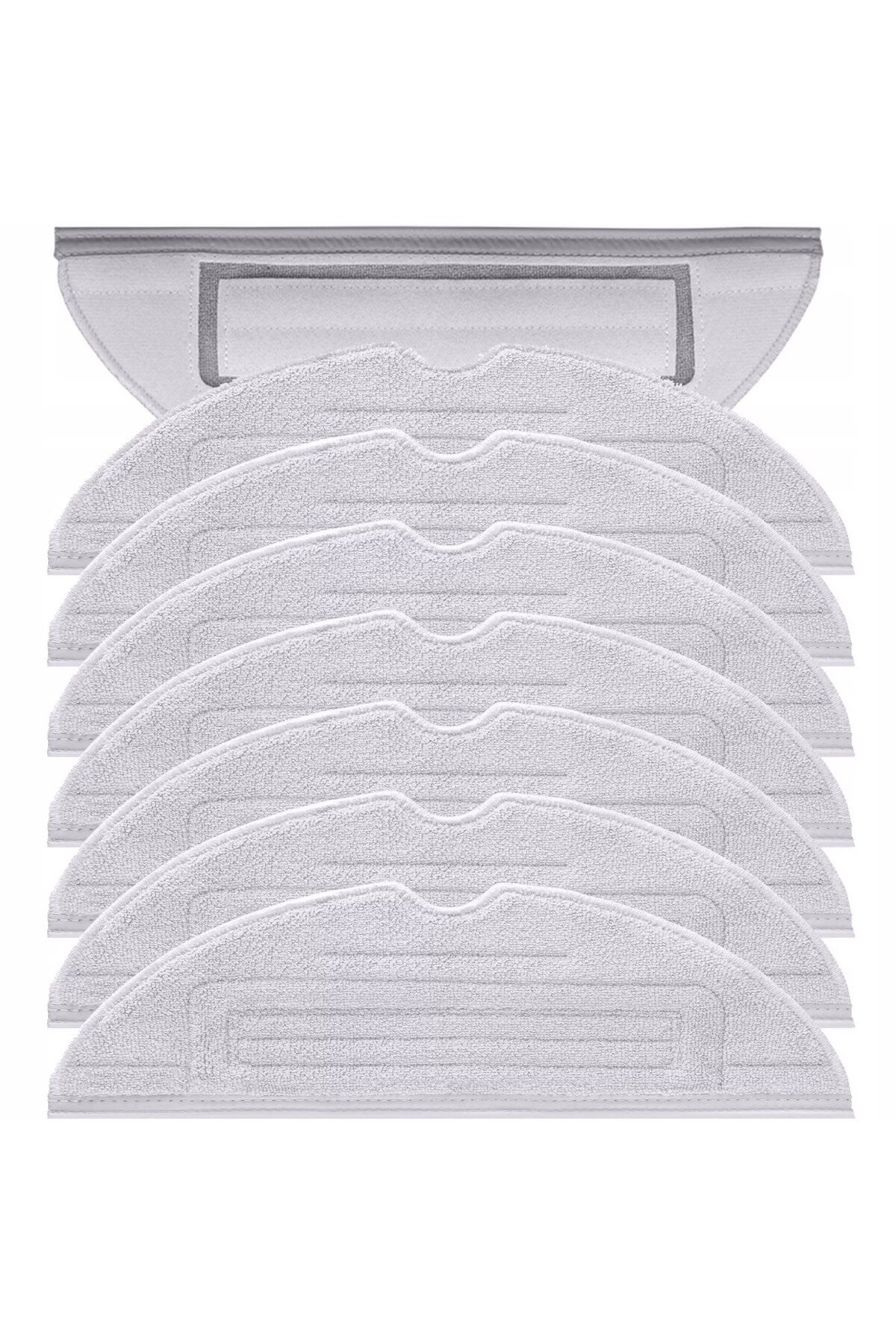 NewEvo-Set of 8 x NewEvo full mop cloths, compatible with Xiaomi RoboRock S7, S7 PLUS, S7 MAX, S7 MAXV, S70 1