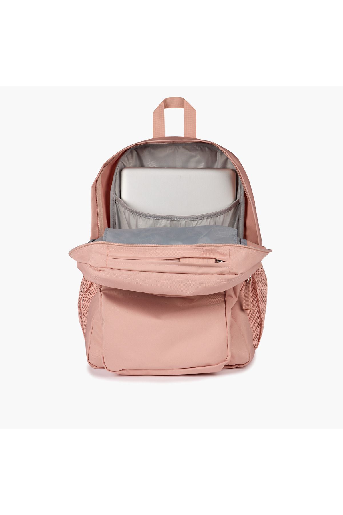 Jansport-Solid Backpack with Adjustable Straps and Zip Closure - 19x33x5 cms 5