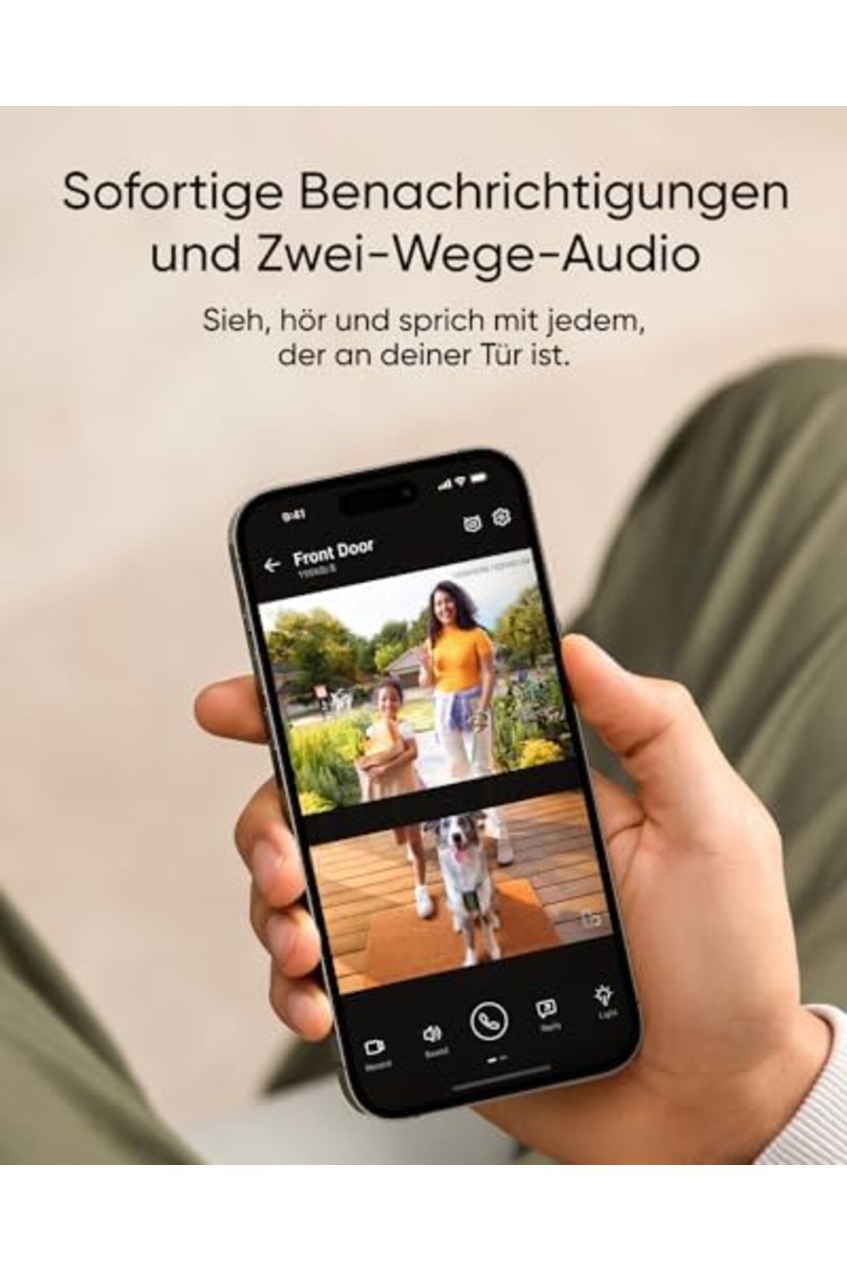 eufy-Security Video Doorbell E340 (Battery Powered), Dual Cameras with Delivery Guard, 2K Full HD an 4