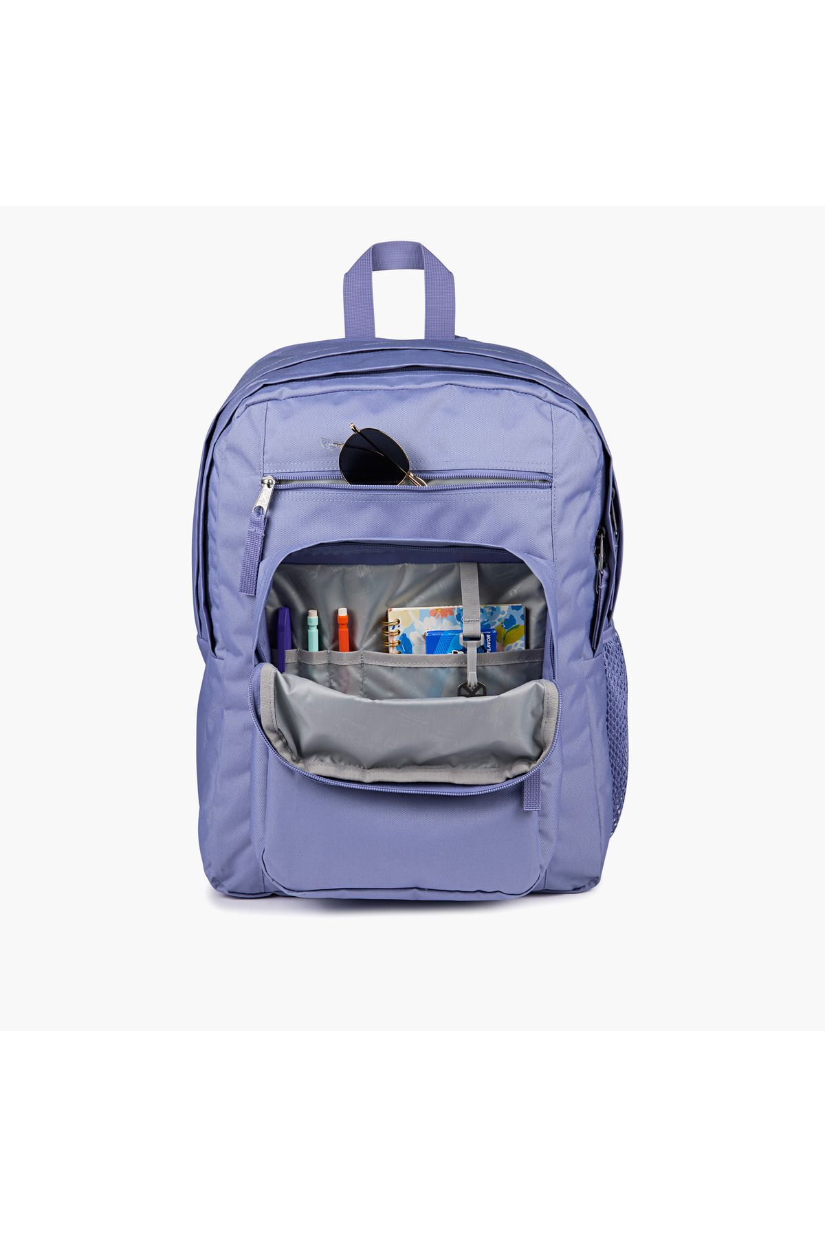 Jansport-Solid Backpack with Adjustable Straps and Zip Closure - 19x33x44 cms 6