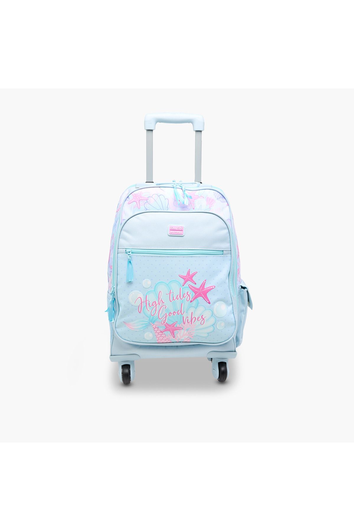 Roll-Road Printed Trolley Bag with Retractable Handle - 33x44x21 cms 1