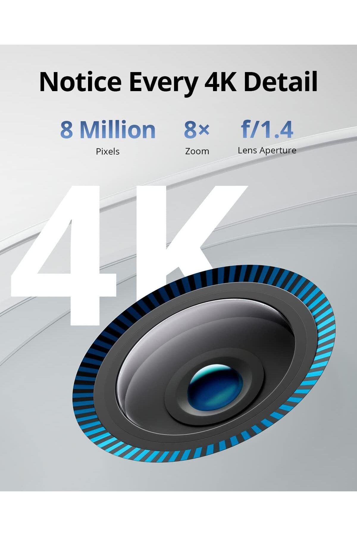 eufy-كاميرا eufyCam 3 الإضافية للأمن، كاميرا أمان خارجية لاسلكية، كاميرا 4K مع S مدمجة 5