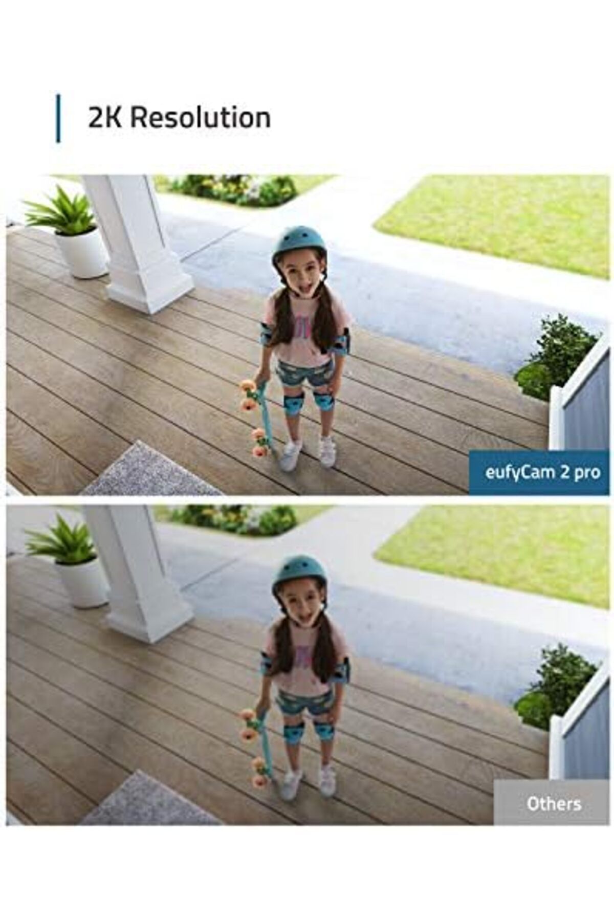 eufy-الأمان، كاميرا eufyCam 2 Pro اللاسلكية الإضافية للأمن المنزلي، بدقة 2K 4