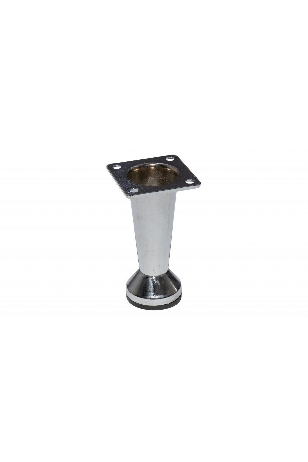 IDEAL FEROLUC-Picior De Mobilier Metalic Reglabil, H=80 Mm, Conic, Finisaj Cromat/set De 4 Bucati 3