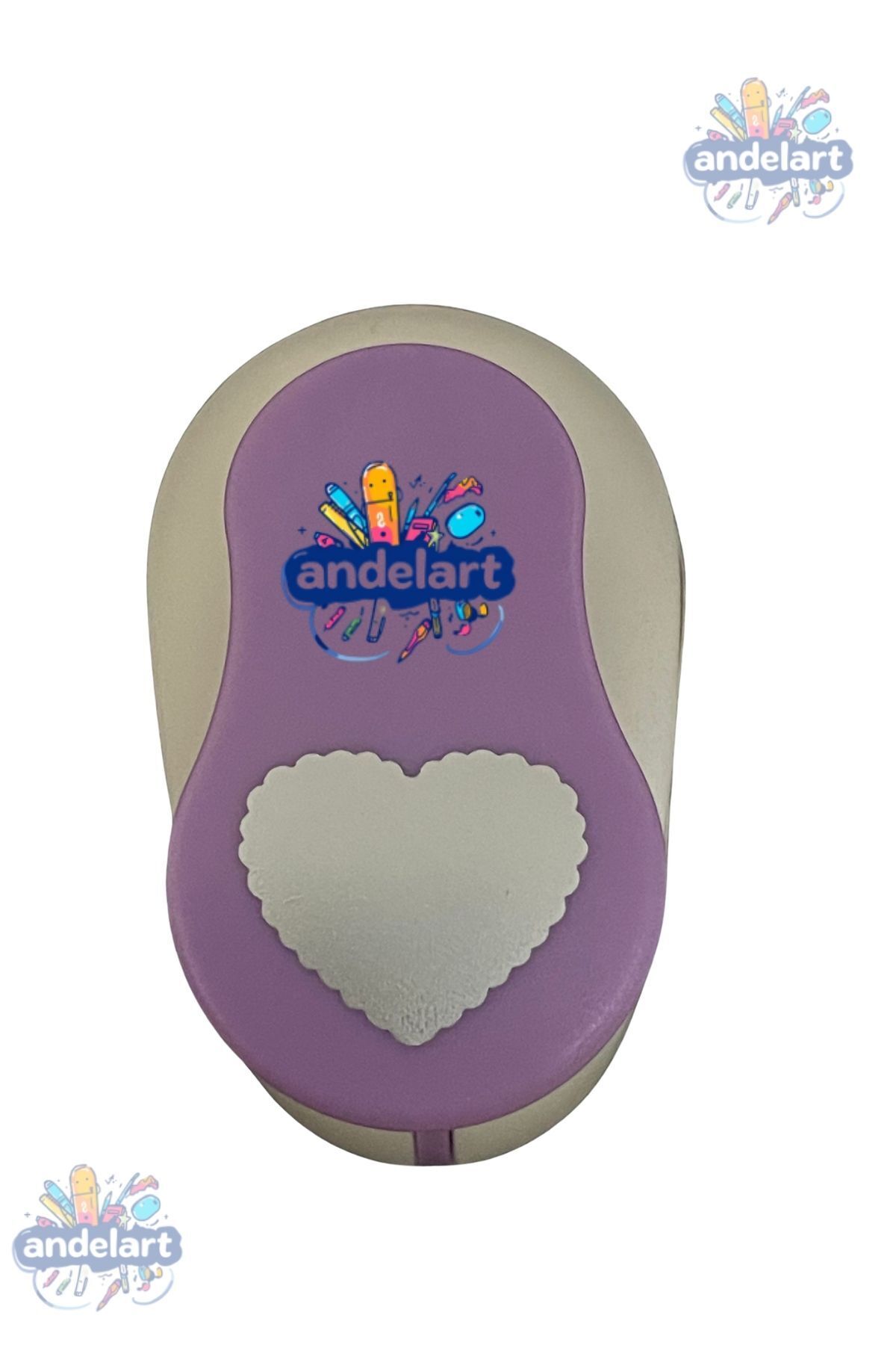 andelart Şekilli Orta Boy Delgeç 2,5 cm