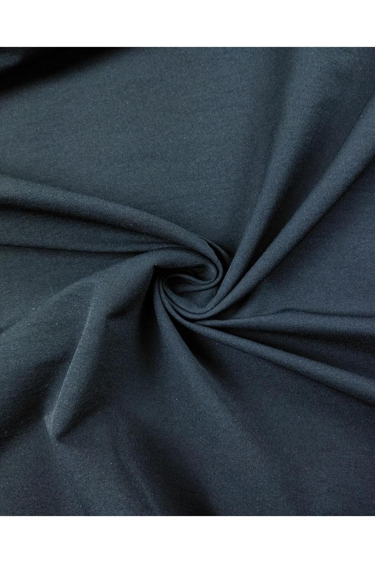 Kumaş Parça-Gabardină elastică pe lungime în culoarea neagră (lățime 150 cm x lungime 140 cm) 7