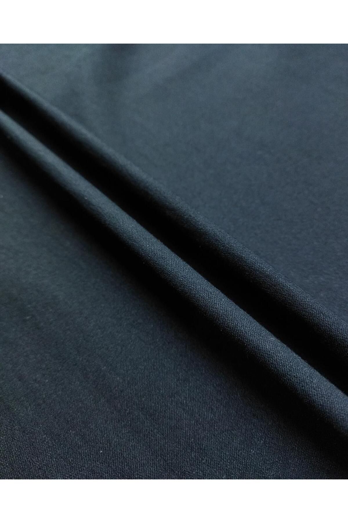 Kumaş Parça-Gabardină elastică pe lungime în culoare neagră (lățime 140 cm x lungime 250 cm) 5