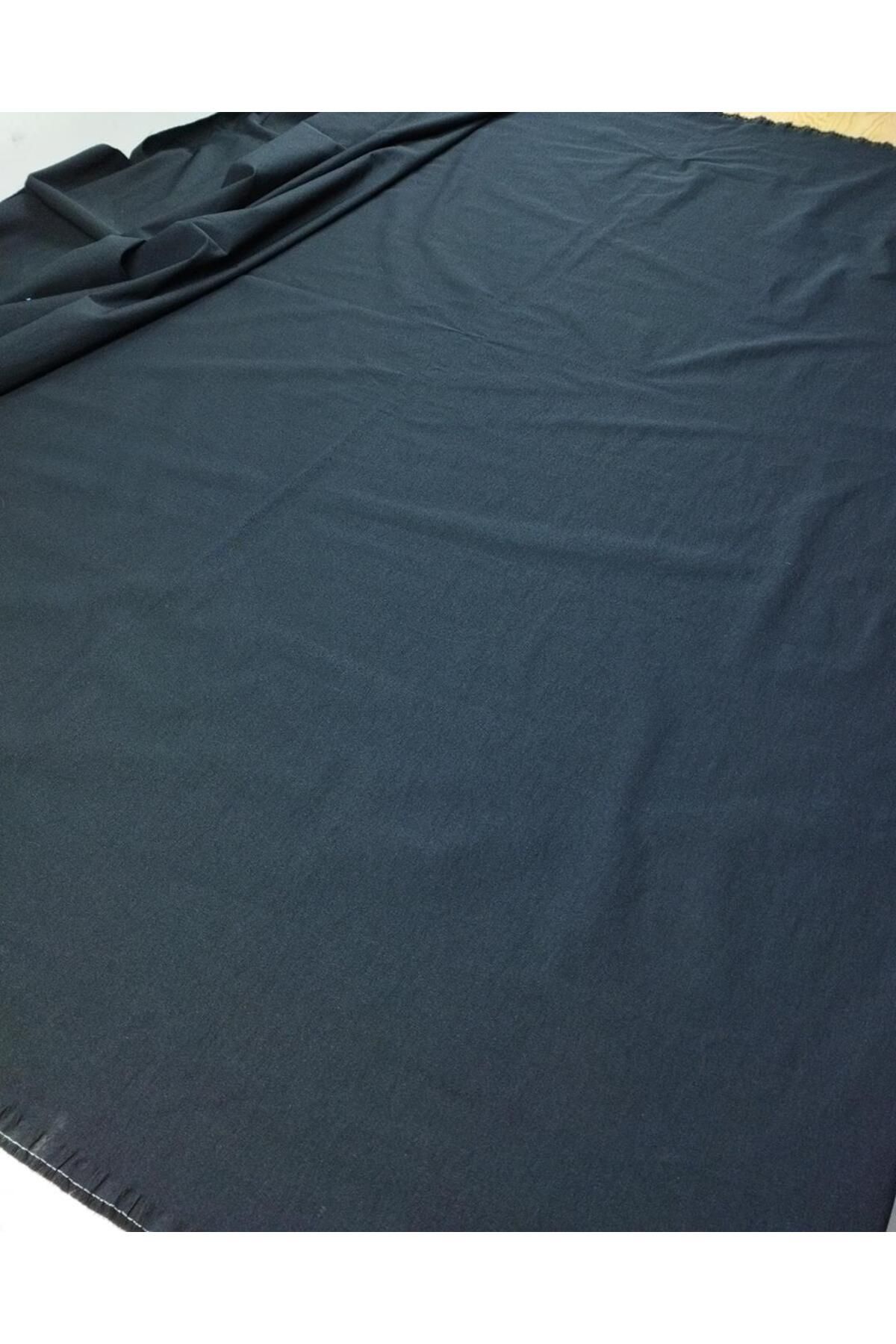 Kumaş Parça-Gabardină elastică pe lungime în culoarea neagră (lățime 150 cm x lungime 140 cm) 3