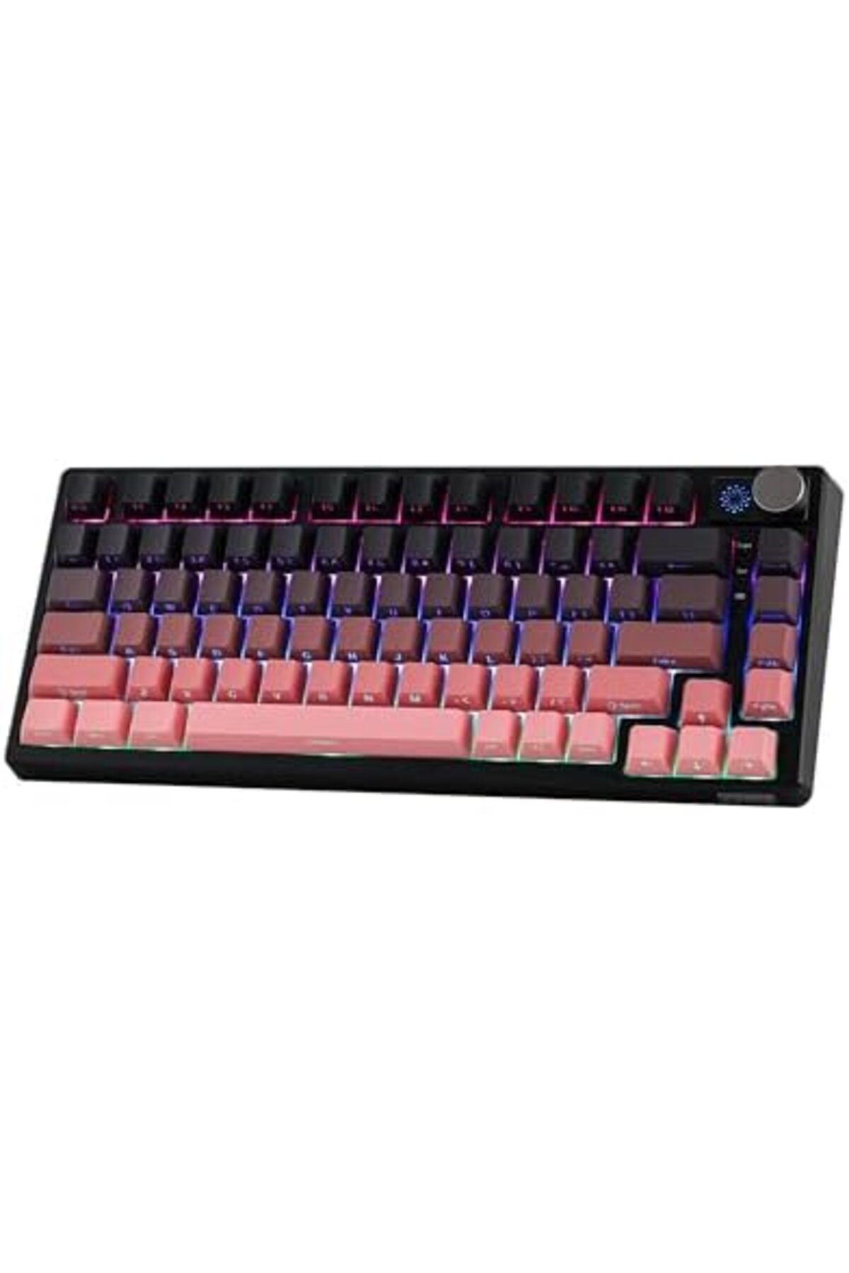 Epomaker-HE75 Mechanical Keyboard with Changeable Knob Module, Wireless Gaming Keyboard with 4000mAh 2