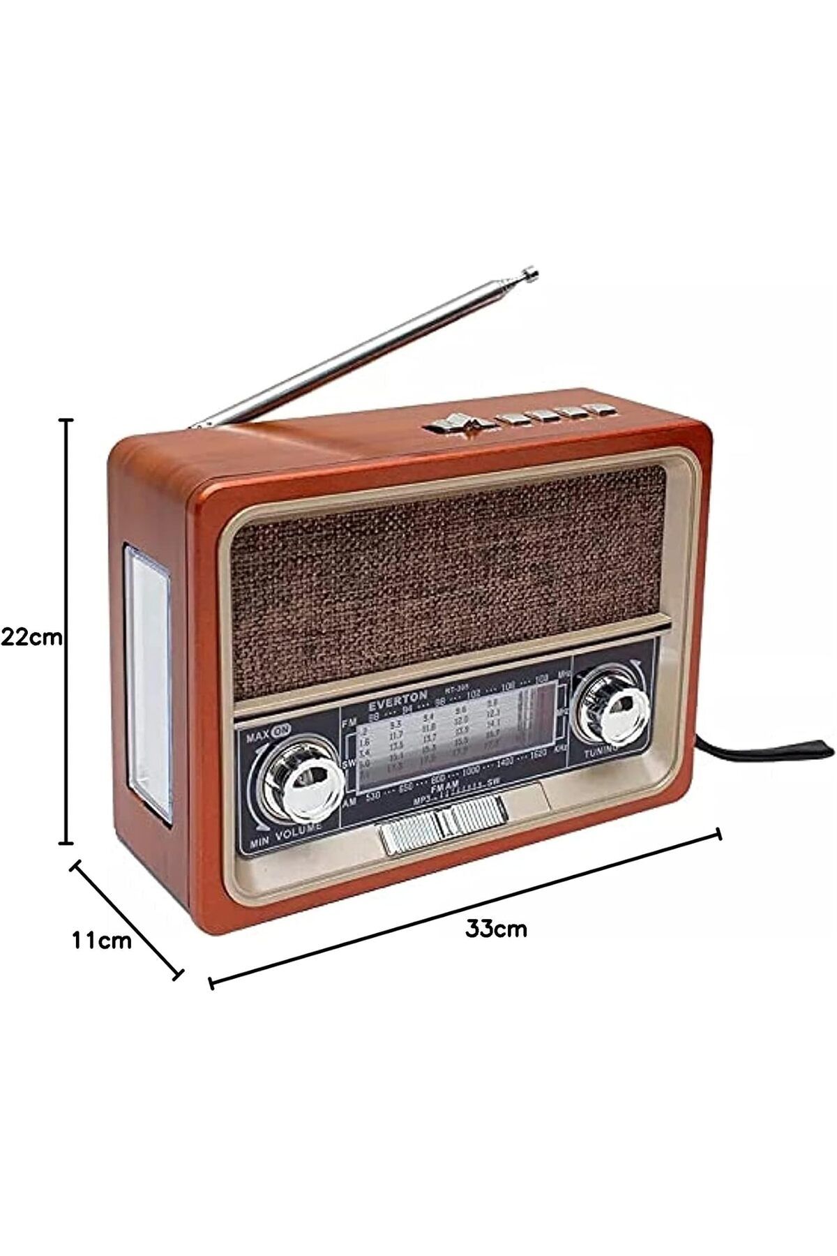 DLC-Shine Best Retro Bluetooth USB Radio with Hi-Fi Speaker & DSP 5